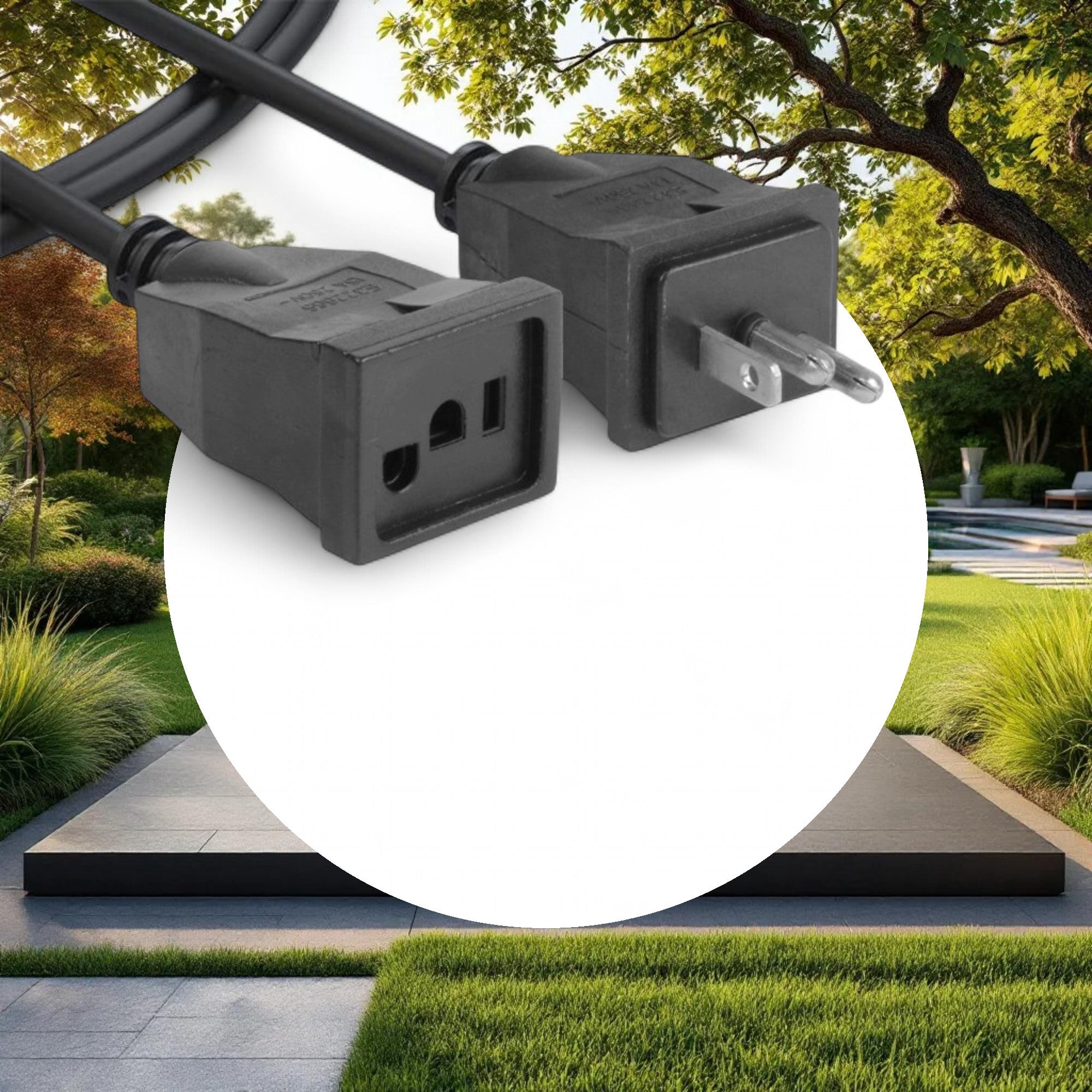 Grow1 Reflector 16 Gauge Extension Cord 15' - Image 4