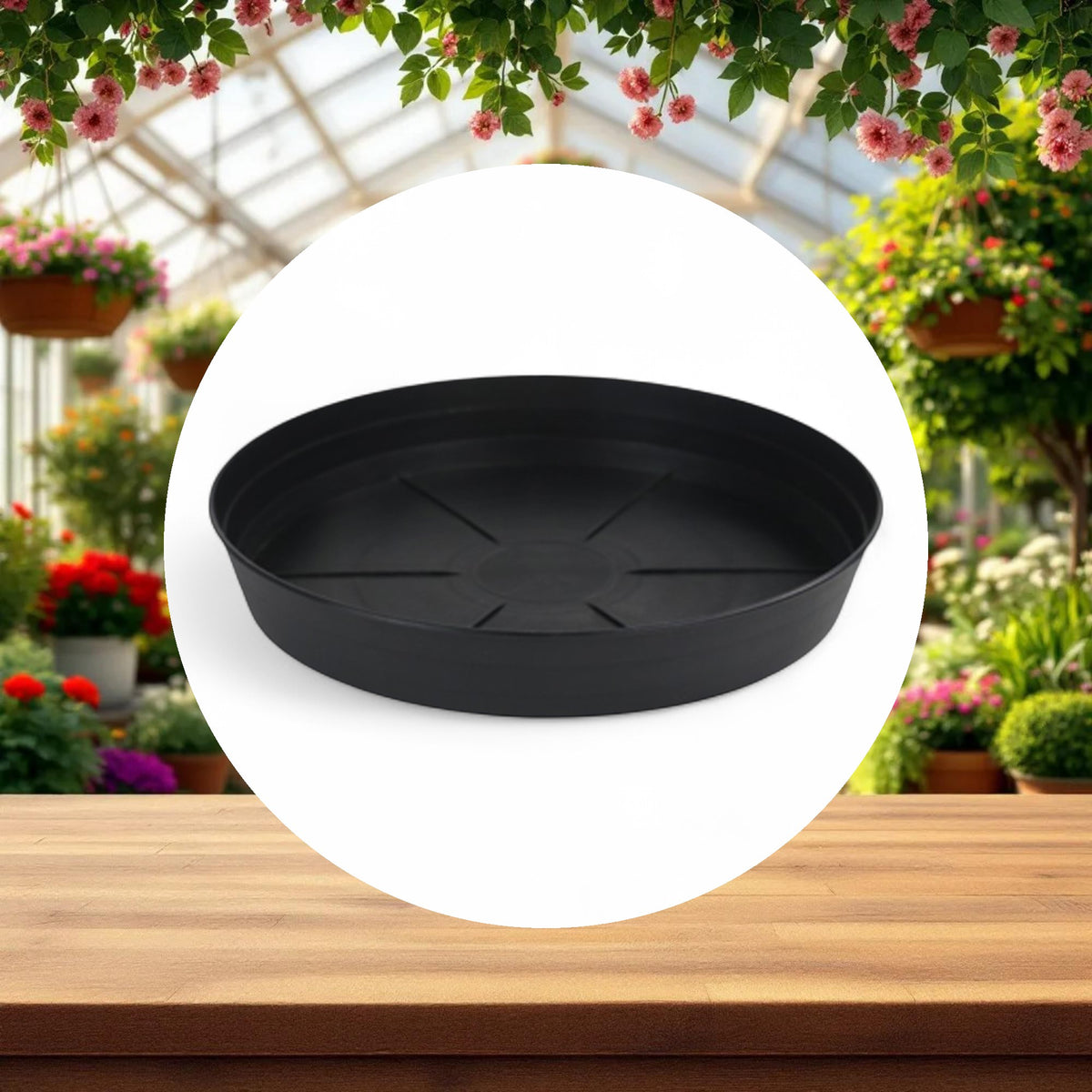 Grow1 14" Premium Black Injection Pot Saucers - Image 3