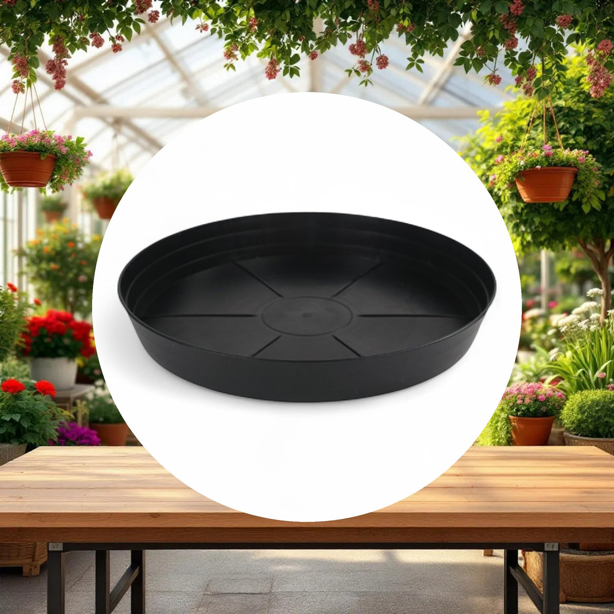 Grow1 16" Premium Black Injection Pot Saucers - Image 3