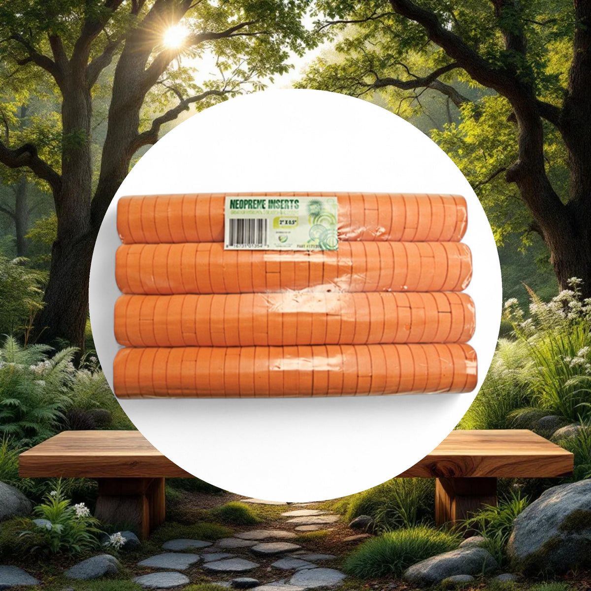 GROW1 Neoprene Inserts Orange 2in (100pcs/Pack) - Image 5