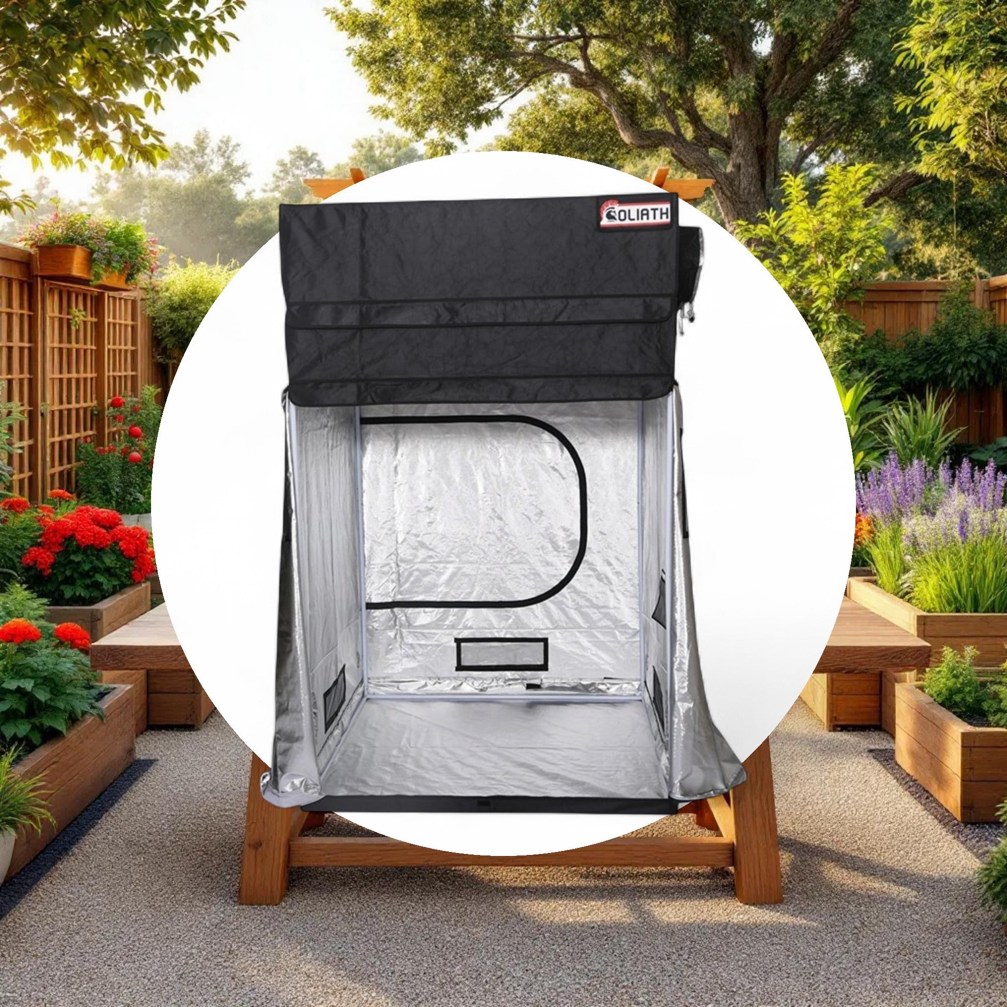 Goliath Grow Tent 5ft x 5ft x 6ft11in - 7ft11in - Image 5