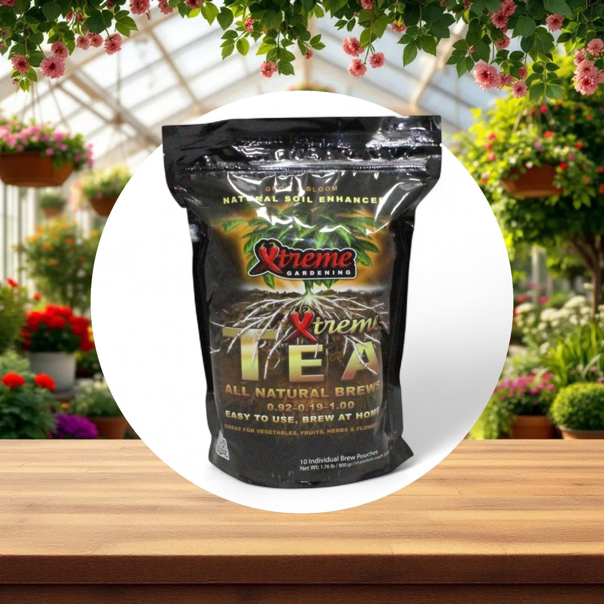 Xtreme Gardening Xtreme Tea Brews easy-to-use compost tea 80g (5 gal) 10 ct, 6/cs - Image 4