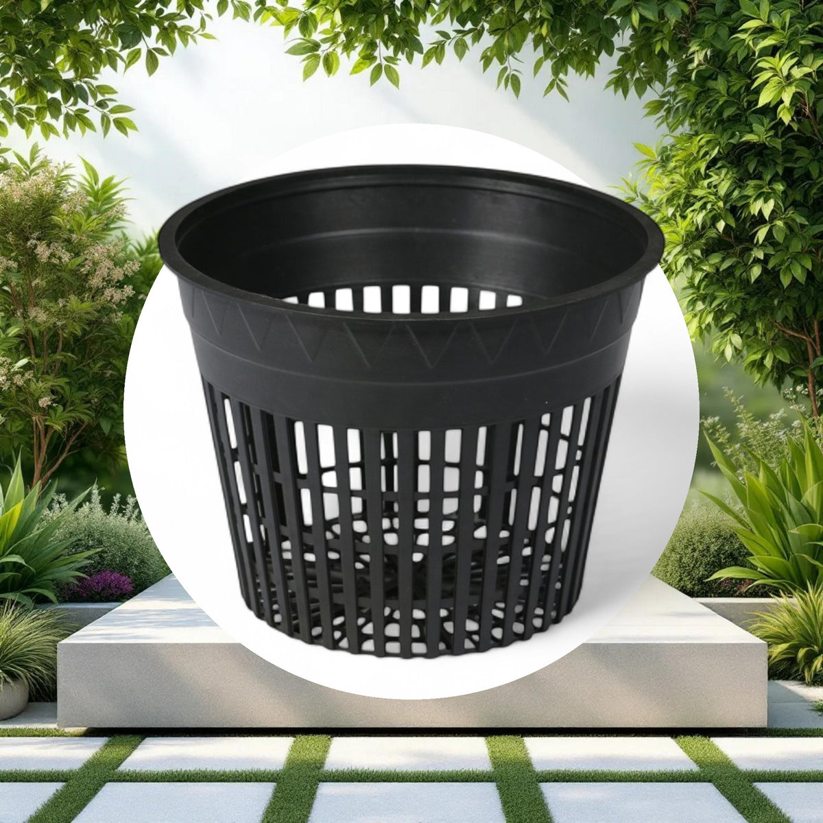 6'' Net Mesh Cup Pot (24/pk) - Image 2