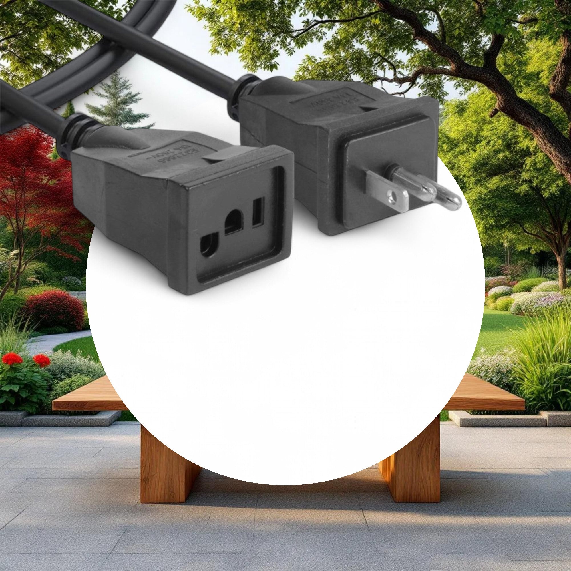 Grow1 Reflector 14 Gauge Extension Cord 10' - Image 4