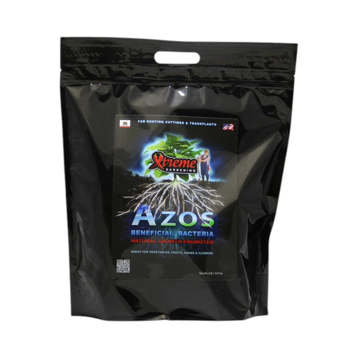Xtreme Gardening AZOS Beneficial Bacteria Natural Growth Promoter 8lbs