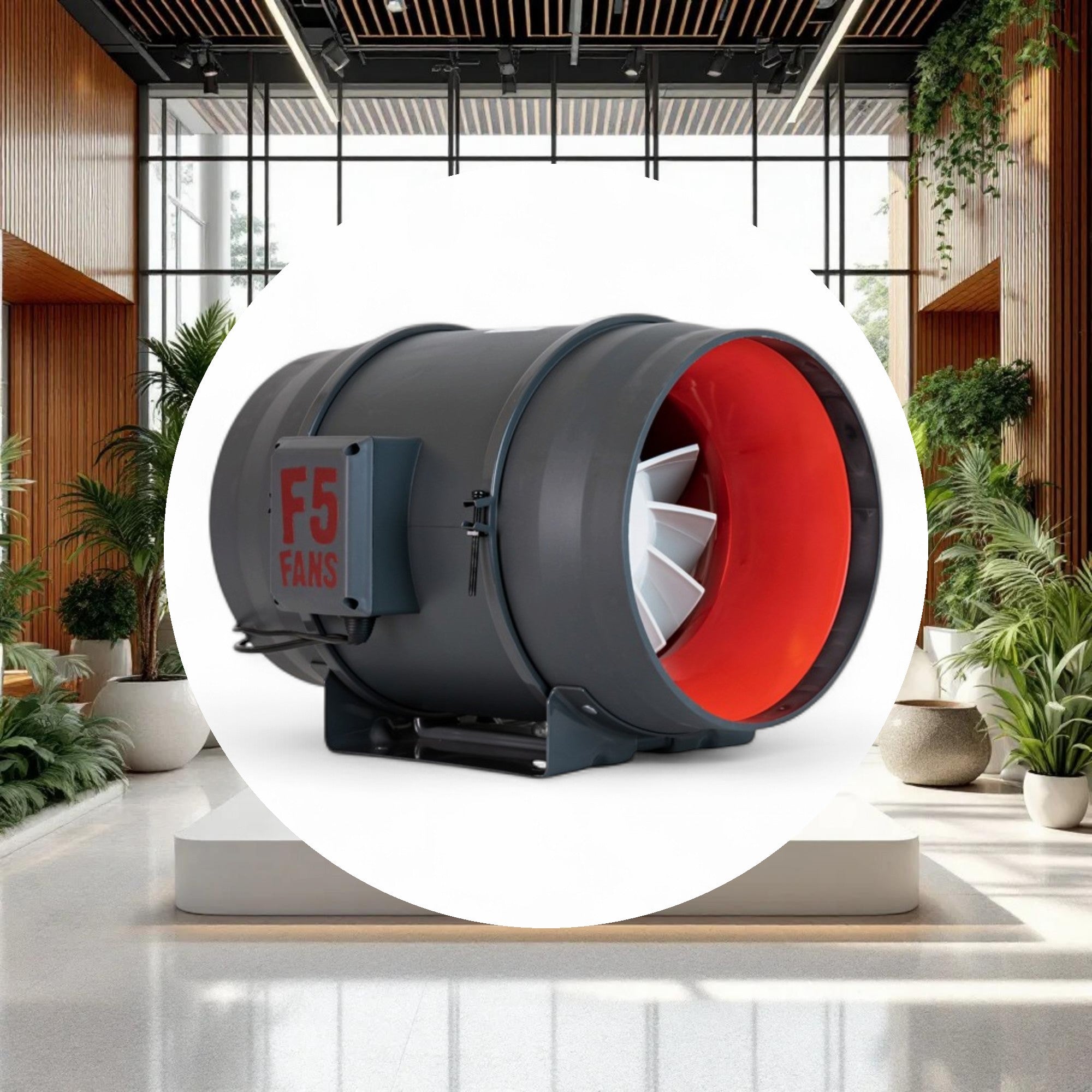 F5 Fans Turbo EC Inline Fan 12in - Image 3