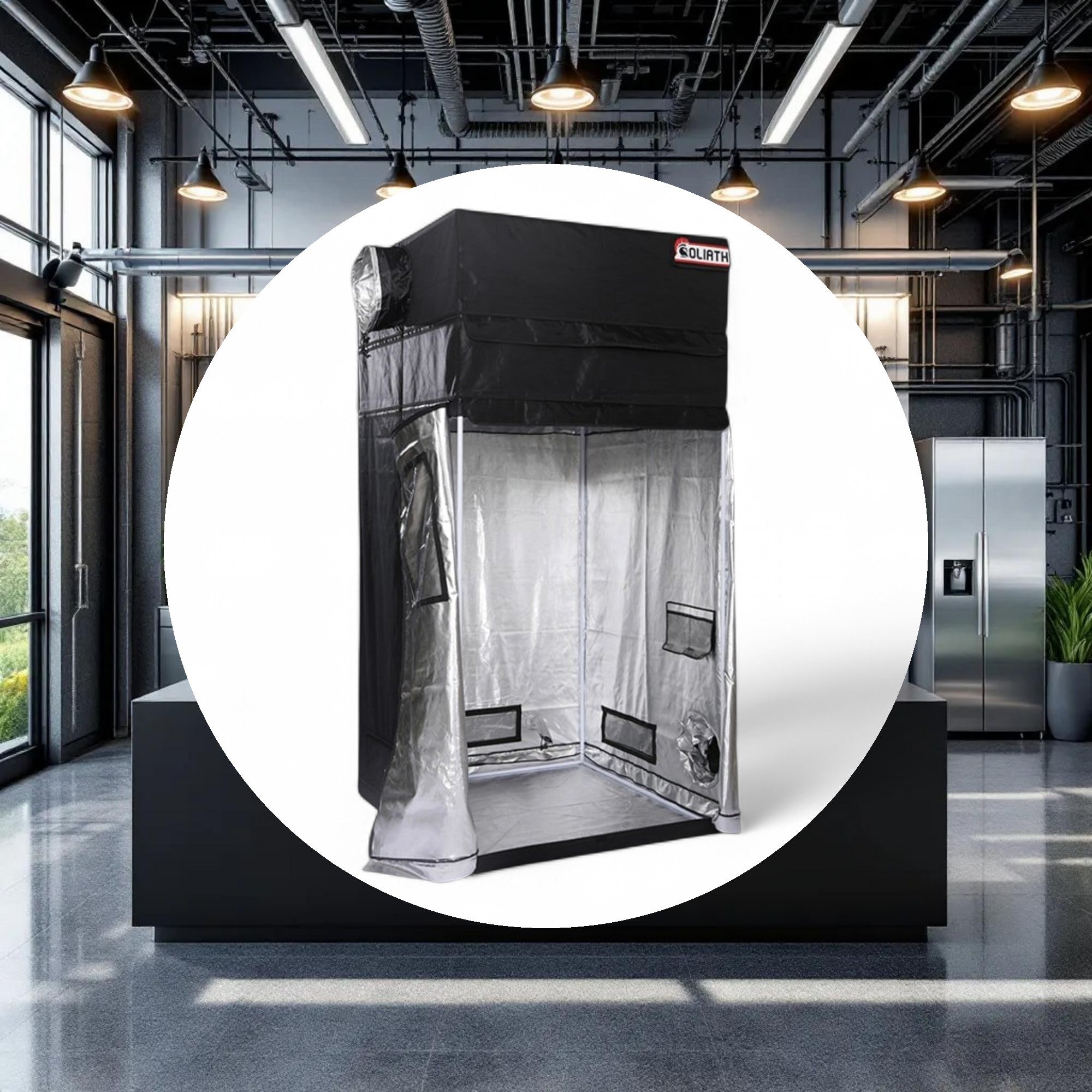 Goliath Grow Tent 4ft x 4ft x 6ft11in - 7ft11in - Image 3
