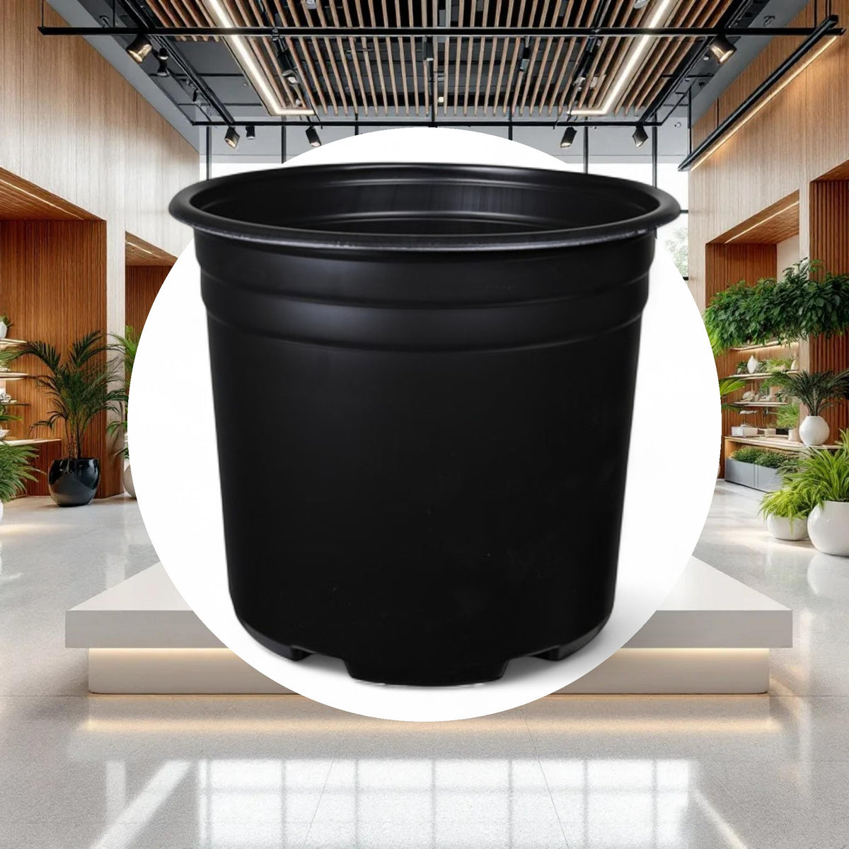 5 Gal Squat Thermoformed Plastic Pot - Image 2
