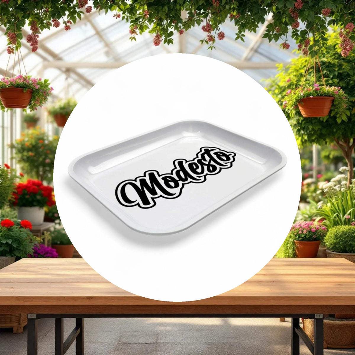 Large Dope Trays x Modesto – White background black logo - Image 3