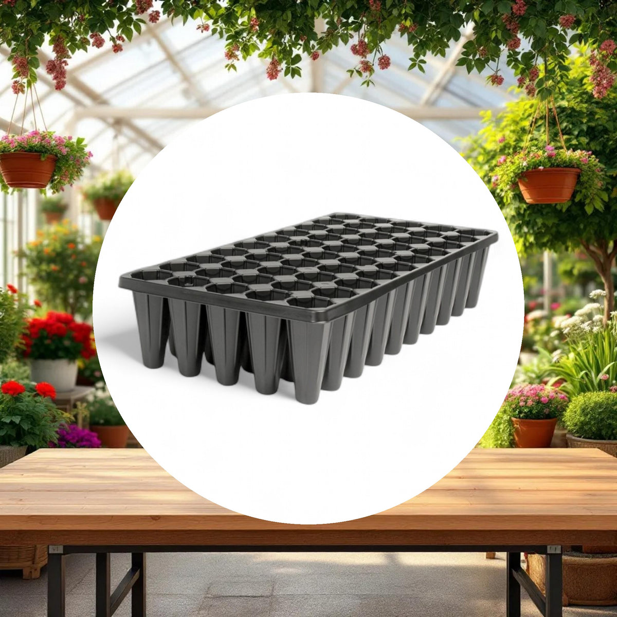 X-Deep Premium Seedling Plug Tray 50 Cell USA (10in x 20in) - Image 4