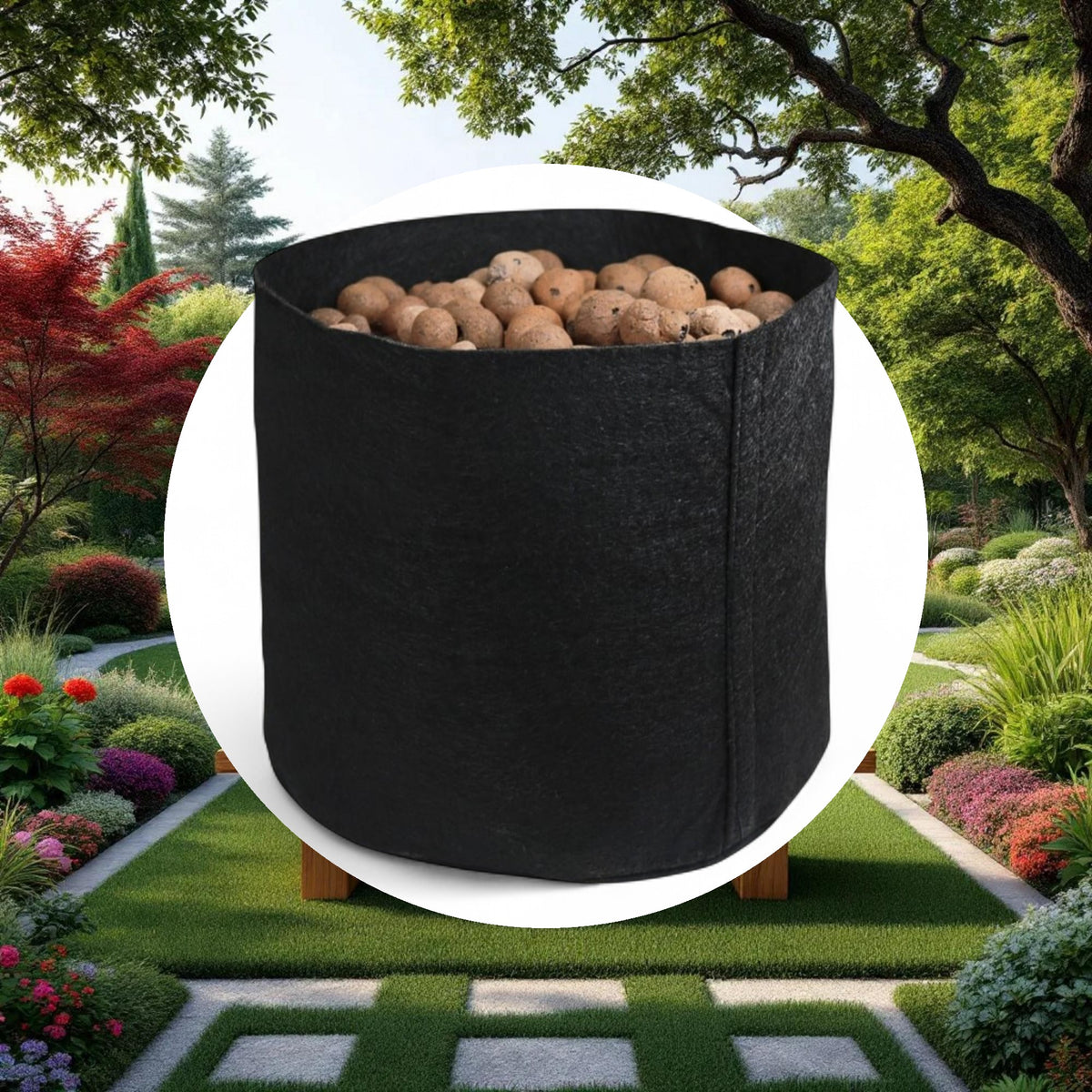 7 Gallon Black OneDeal Fabric Grow Pot - Image 4