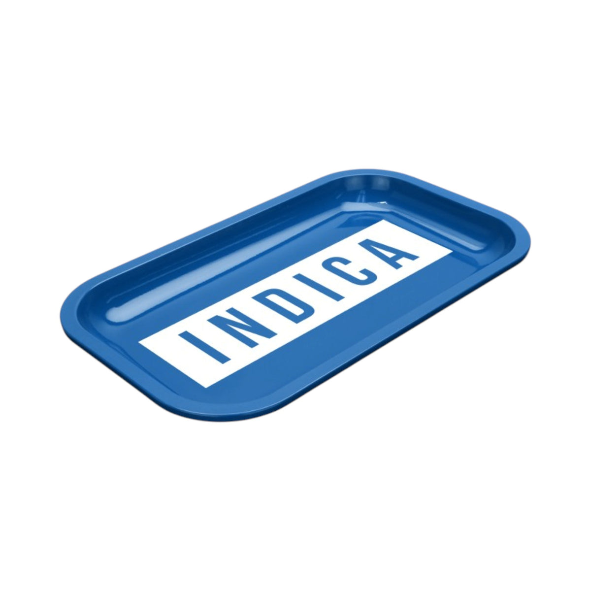 Med Dope Trays x Indica  - Blue background white logo