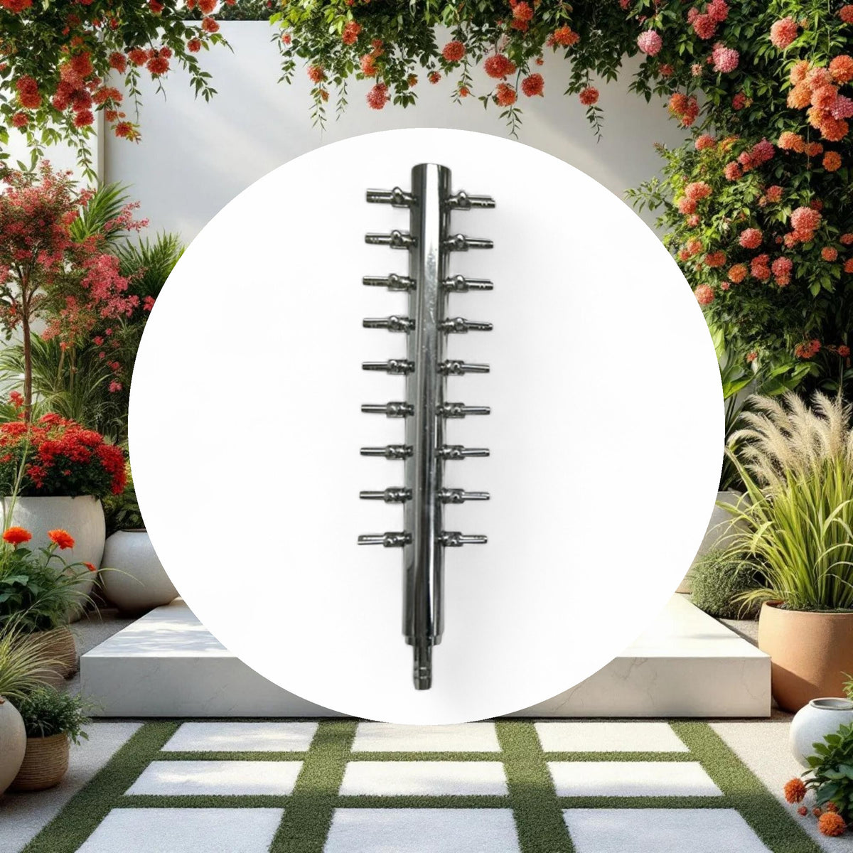 Chrome Air Divider 18 Outlet - Image 2