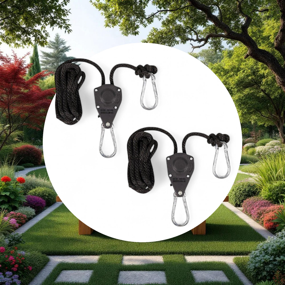 Rope Ratcheting Light Hangers 1/8in (2pcs/Pack) (Commercial Packaging) - Image 4