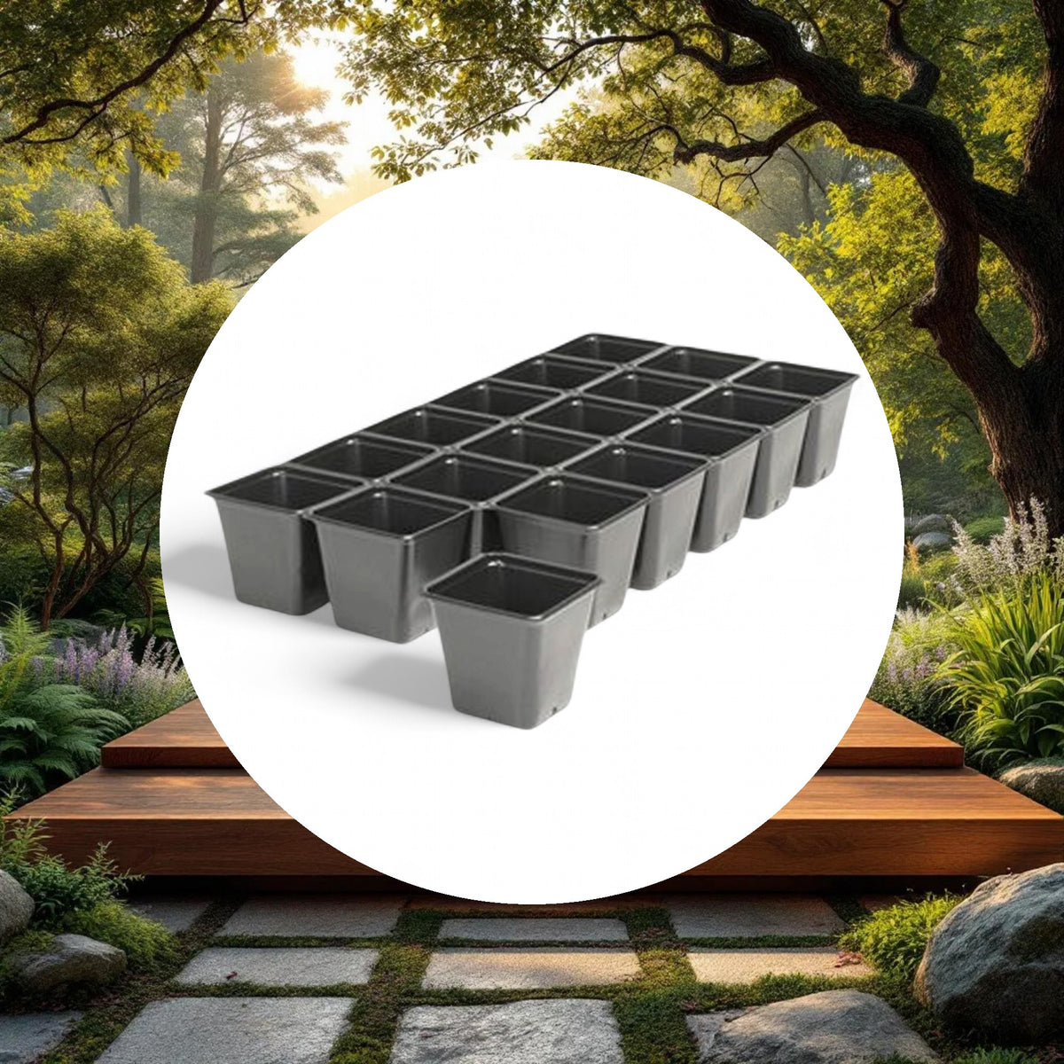 10" x 20" 18 Site Break-A-Part 3.5" Deep Pots - Image 5