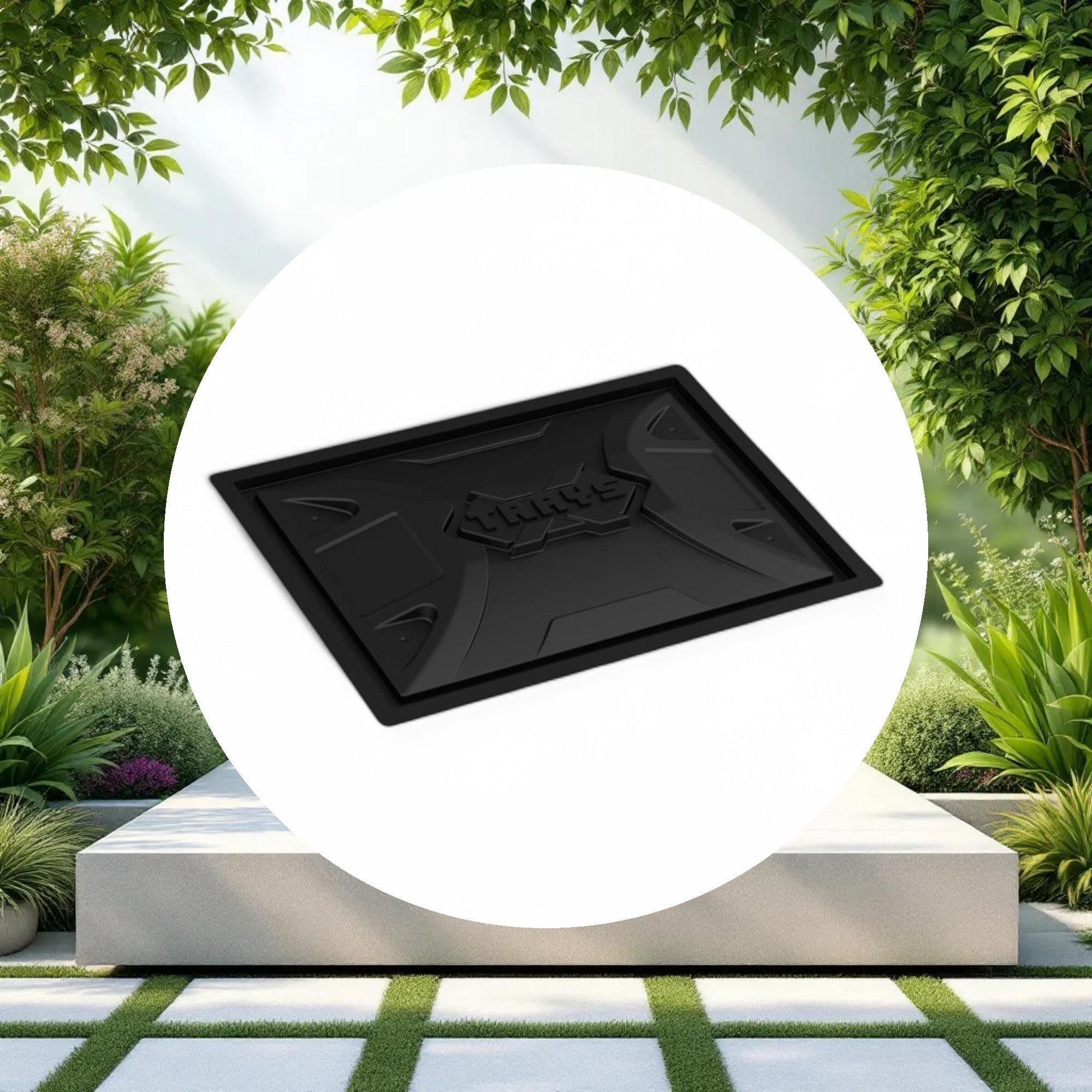 X-Trays Res. Lid 50 Gallon Black - Image 2