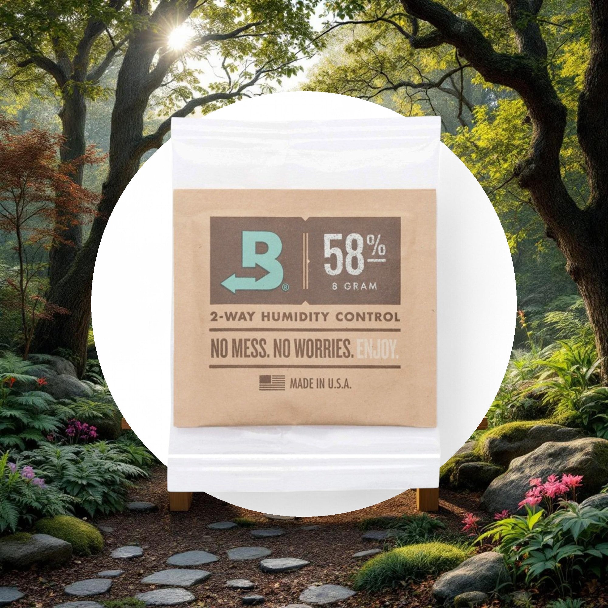 Boveda 2-Way Humidity Control Pack 58% RH 8g Bulk Individually Wrapped (300pcs/Case) - Image 5