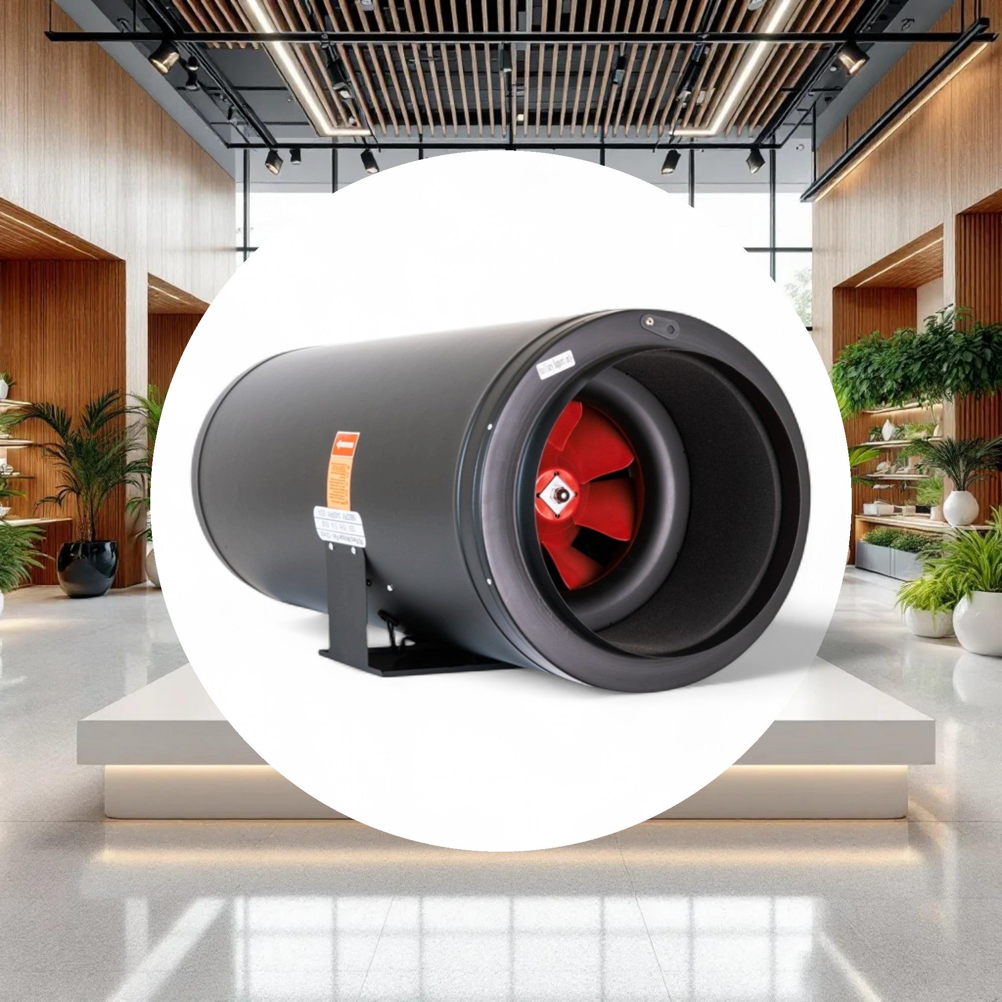 F5 Fans Inline Fan w/ Silencer 8in - Image 3