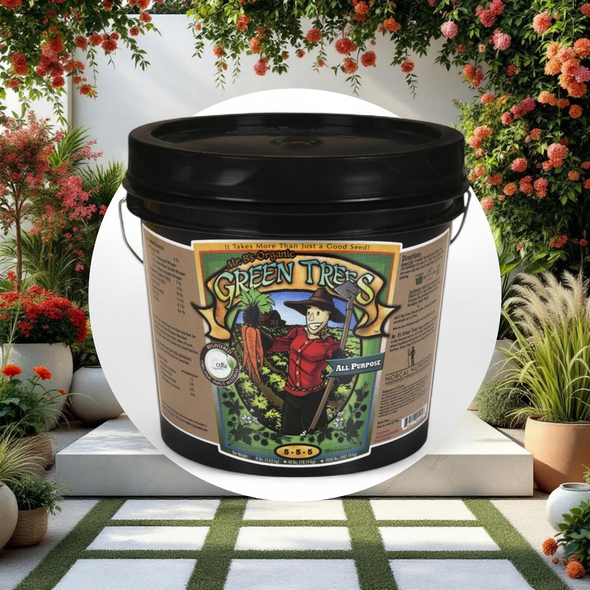 Mr. B's Green Trees Organic All Purpose 8lbs (1gal) - Image 2