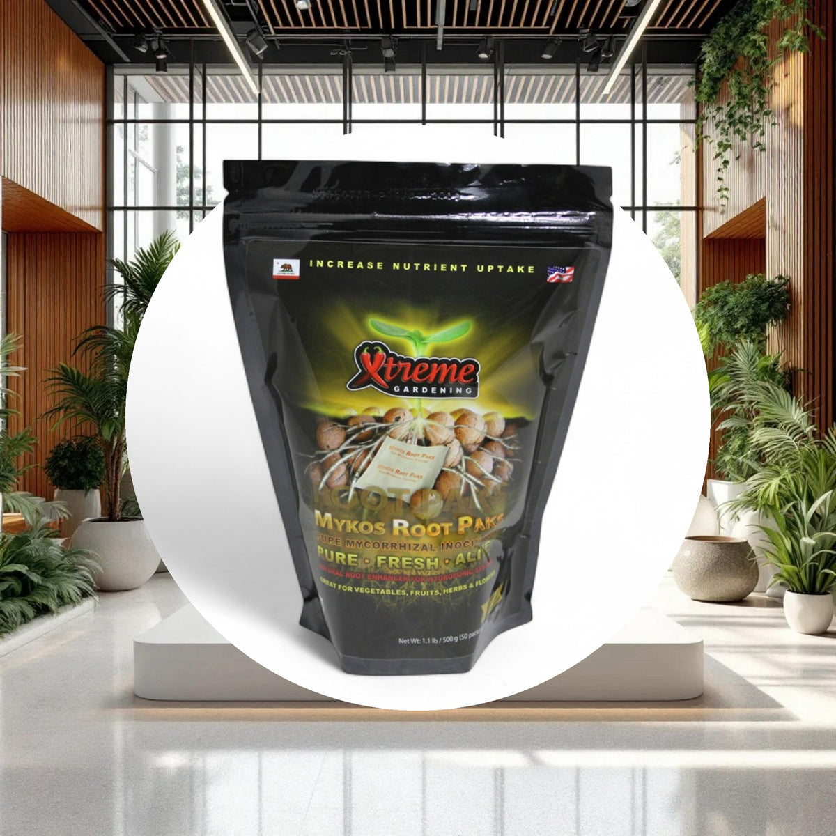 Xtreme Gardening MYKOS ROOT PAKS great for hydro 50 ct, 6/cs - Image 3