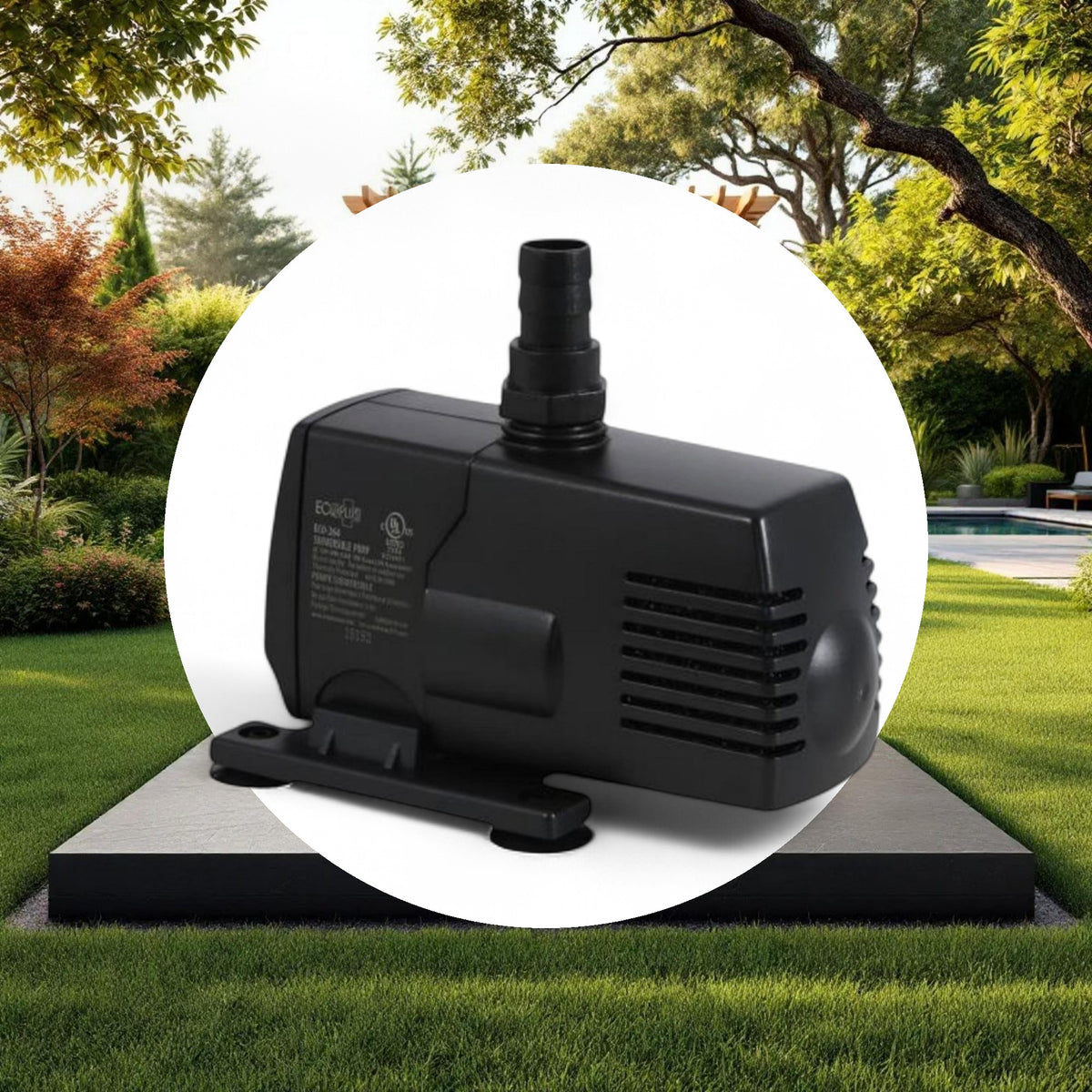 EcoPlus Eco 264 Fixed Flow Submersible/Inline Pump 290GPH - Image 4