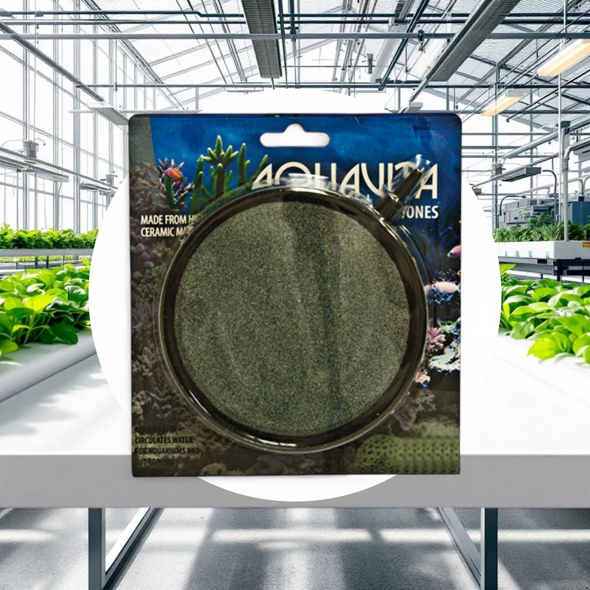 AquaVita 8'' Round Air Stone - Image 3