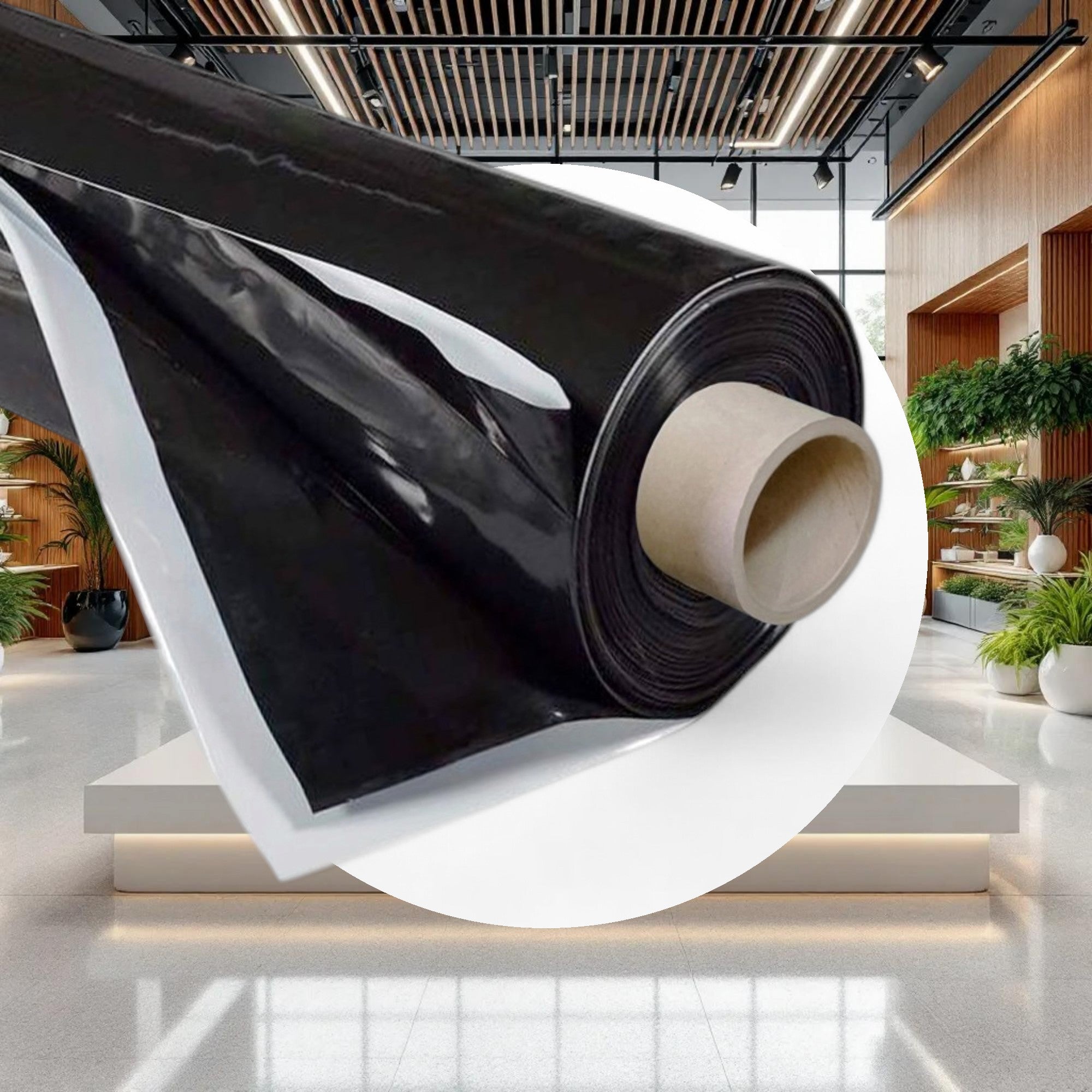 Light Dep Blackout Film 6mil UV 48ft x 100ft - Image 3