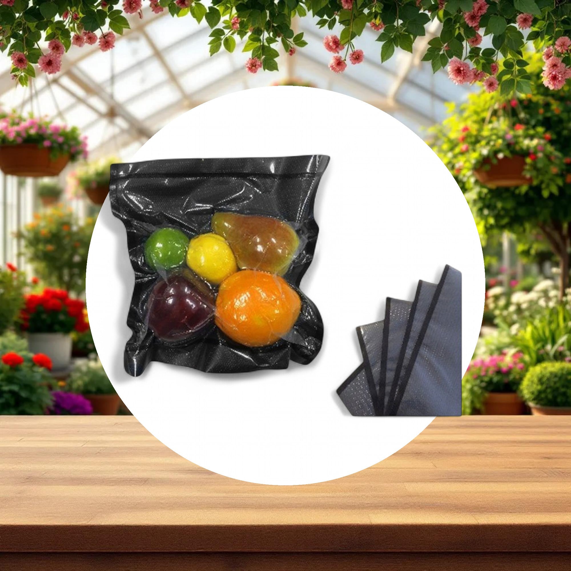 NatureVAC 11"x24" Precut Vacuum Seal Bags Black/Clear (50-pack) - Image 3