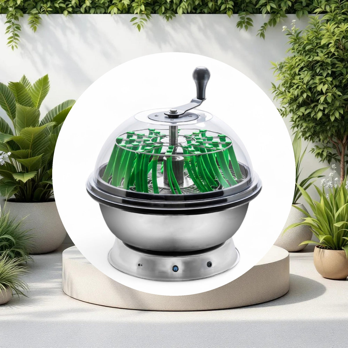 18" Clear Top Motorized Bowl Trimmer - Image 2