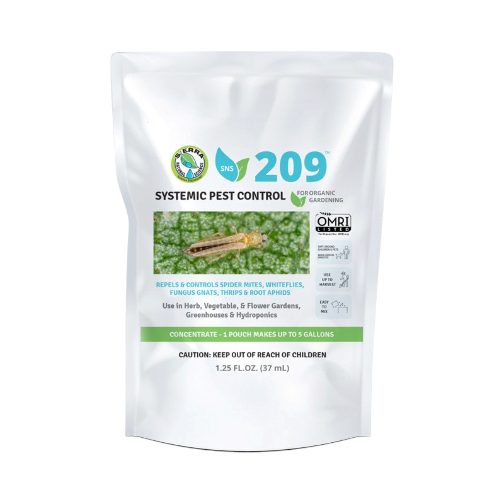 SNS 209 Systemic Pest Control Pouch 1.25 fl oz (10pcs/Pack)