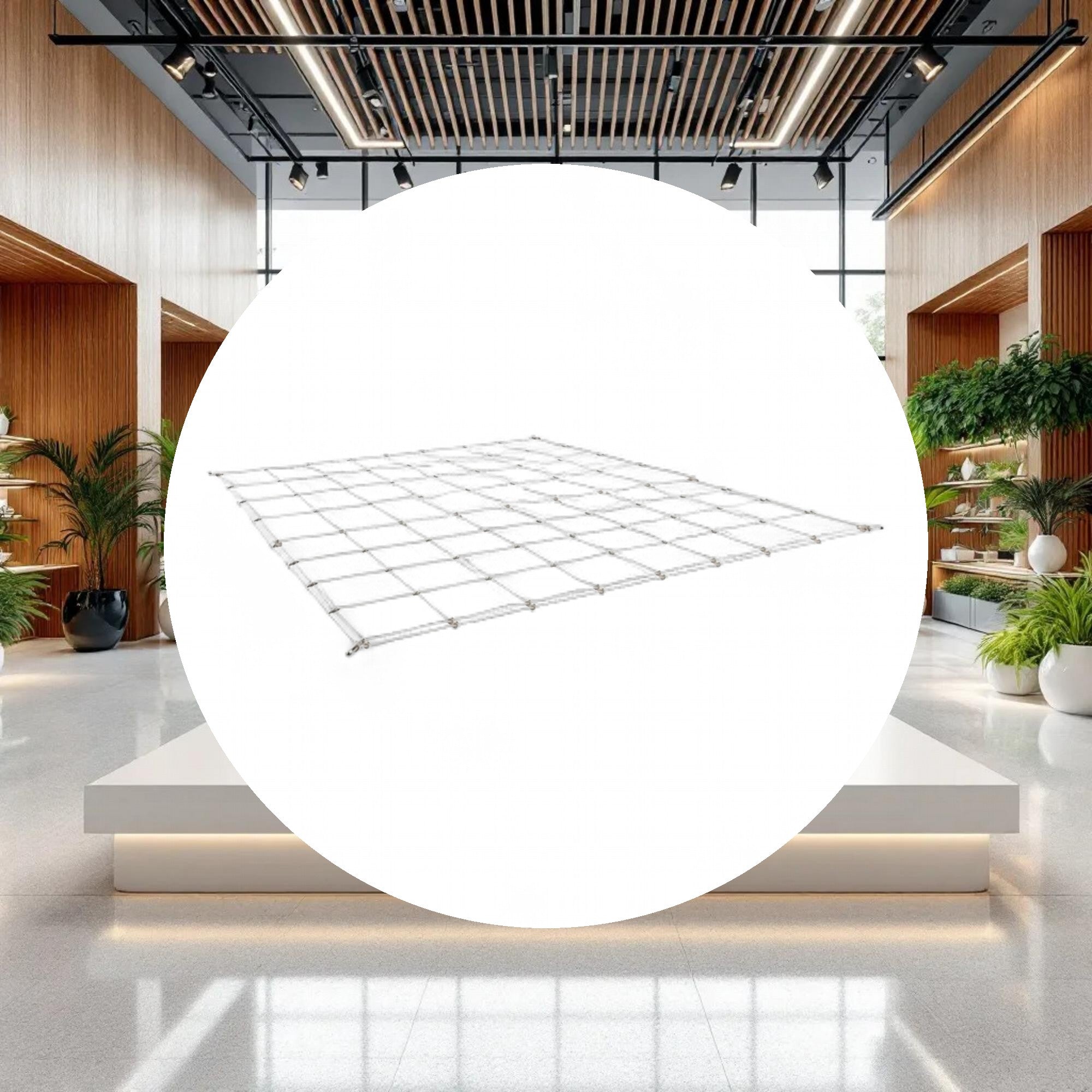 GROW1 Grow Tent Flexible Trellis Netting 5ft x 5ft (6in Holes) - Image 4