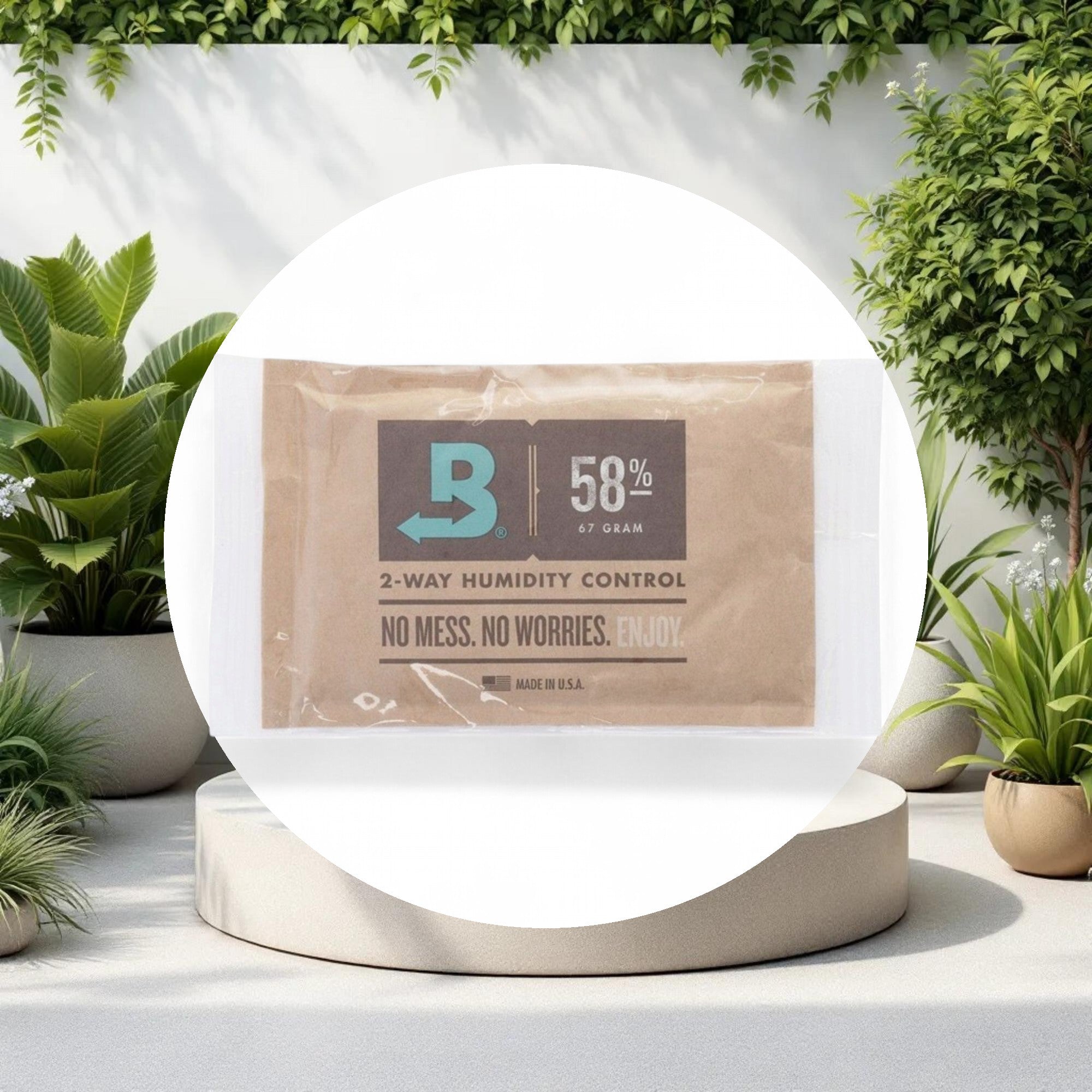 Boveda 2-Way Humidity Control Pack 58% 67g Individually Wrapped (100pcs/Case) - Image 2