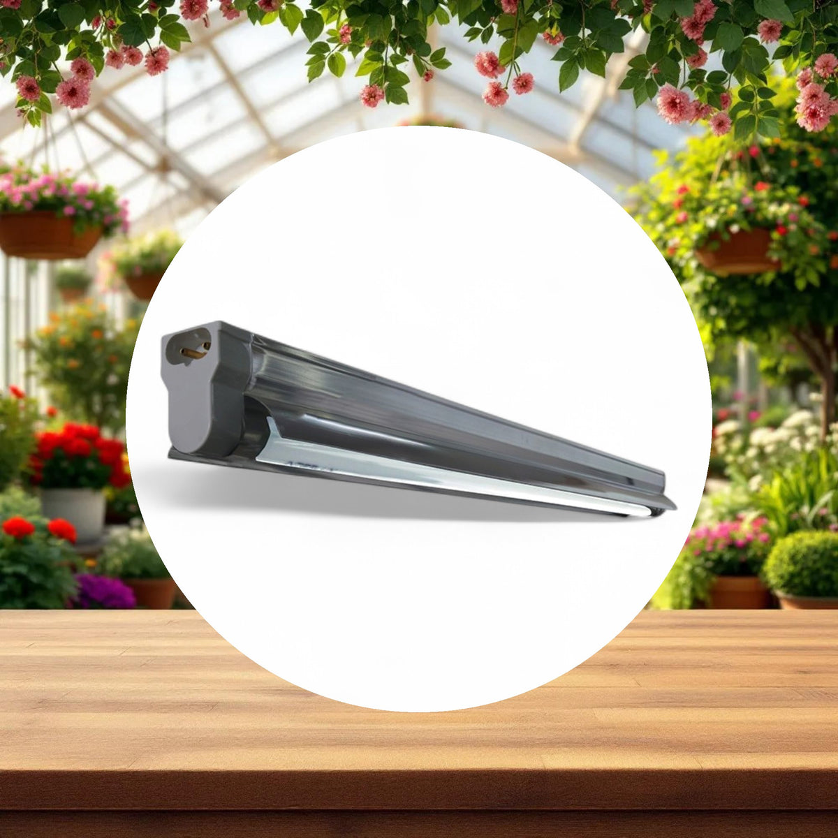 Lightech 18” T5 Florescent Single Light W/ Reflector 11w 6500k - Image 3