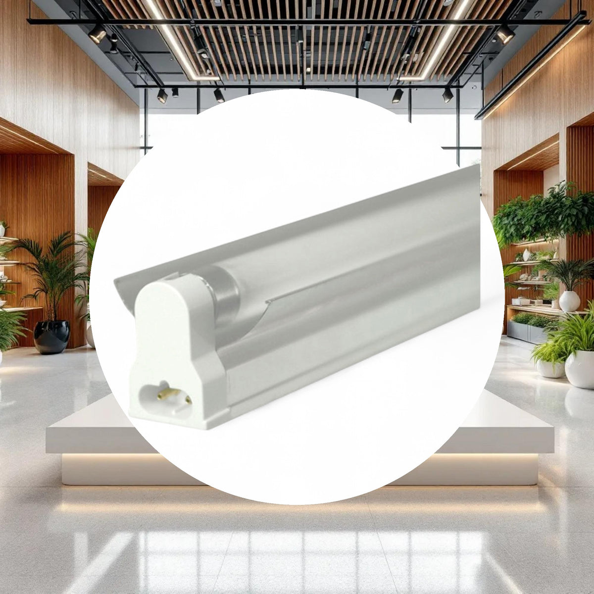Lightech 2' T5 Florescent Single Light W/ Reflector 24W 6500k - Image 3