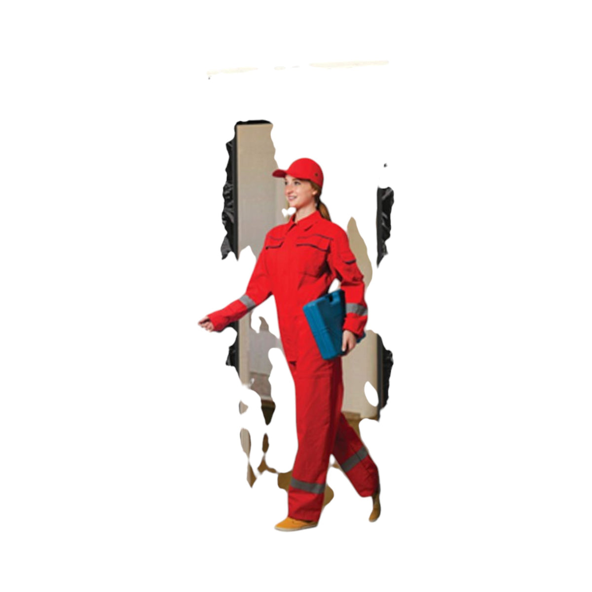 Adhesive Zipper Door 40in x 86in