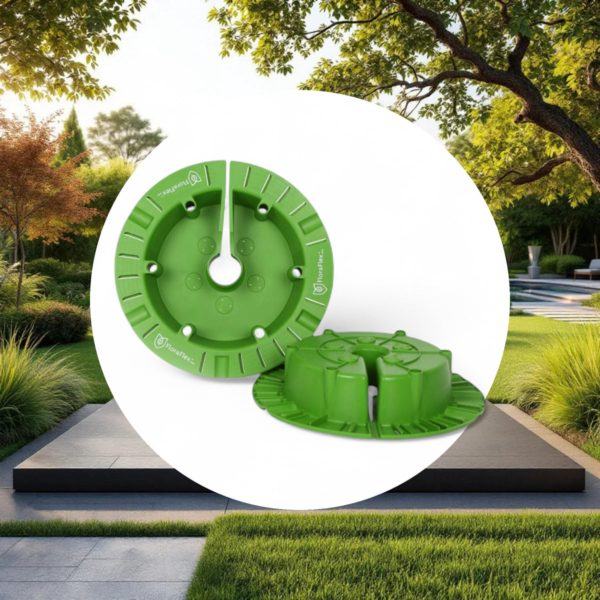 FloraFlex Round Flood & Drip Shield w/ Quicker Drippers 9in - 12in - Image 4