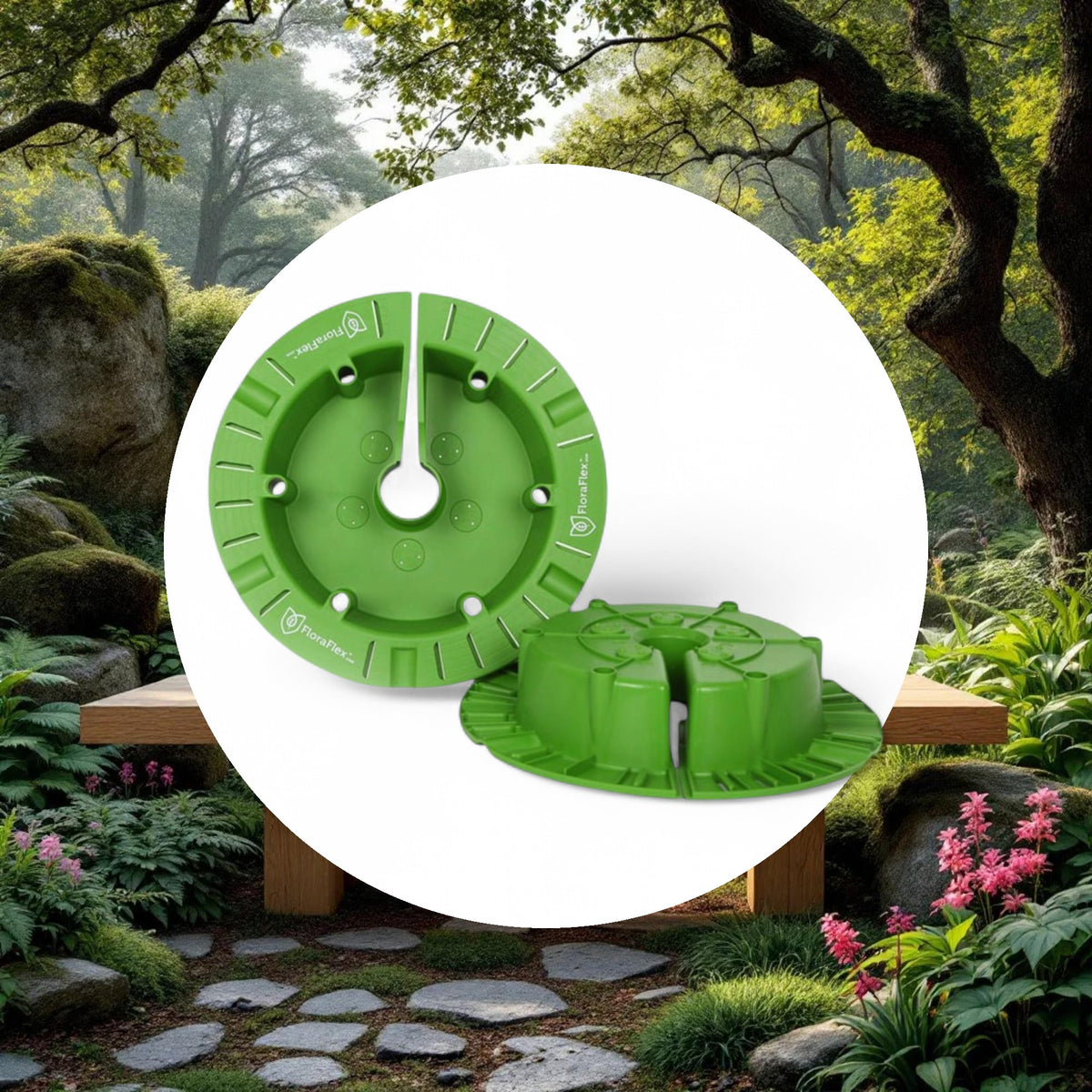 FloraFlex Round Flood & Drip Shield w/ Quicker Drippers 9in - 12in - Image 5