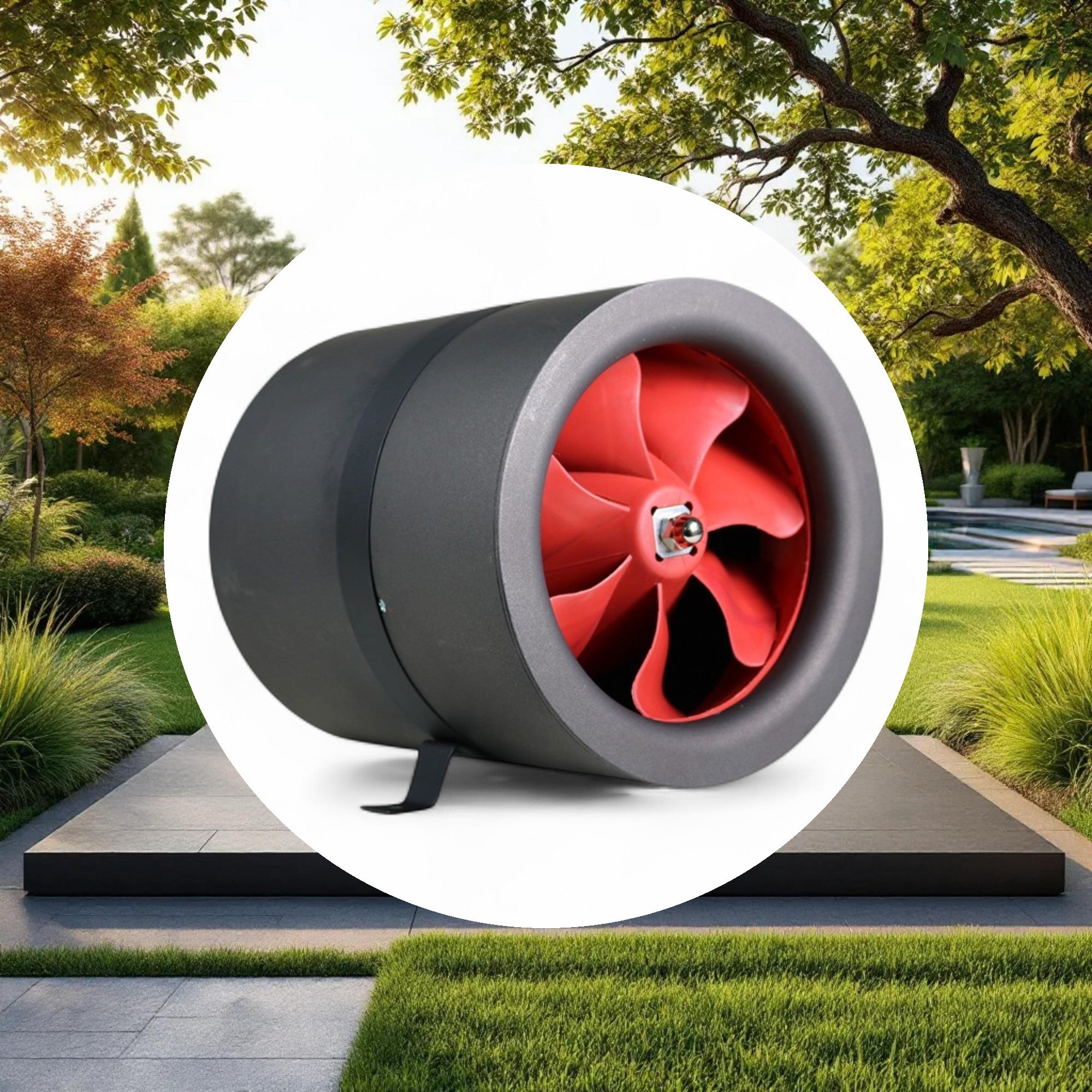 F5 Fans Inline Fan 8in - Image 4