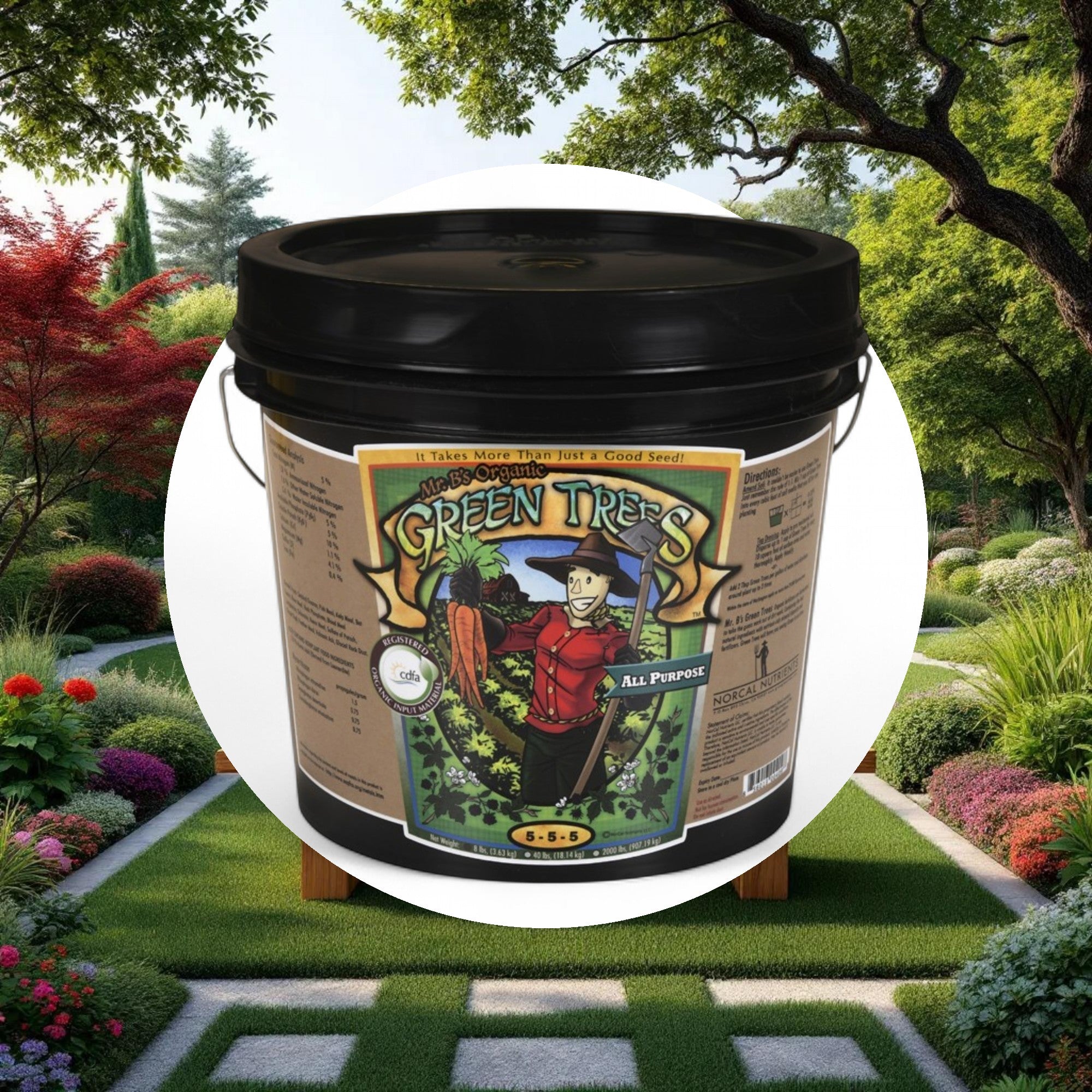 Mr. B's Green Trees Organic All Purpose 8lbs (1gal) - Image 4