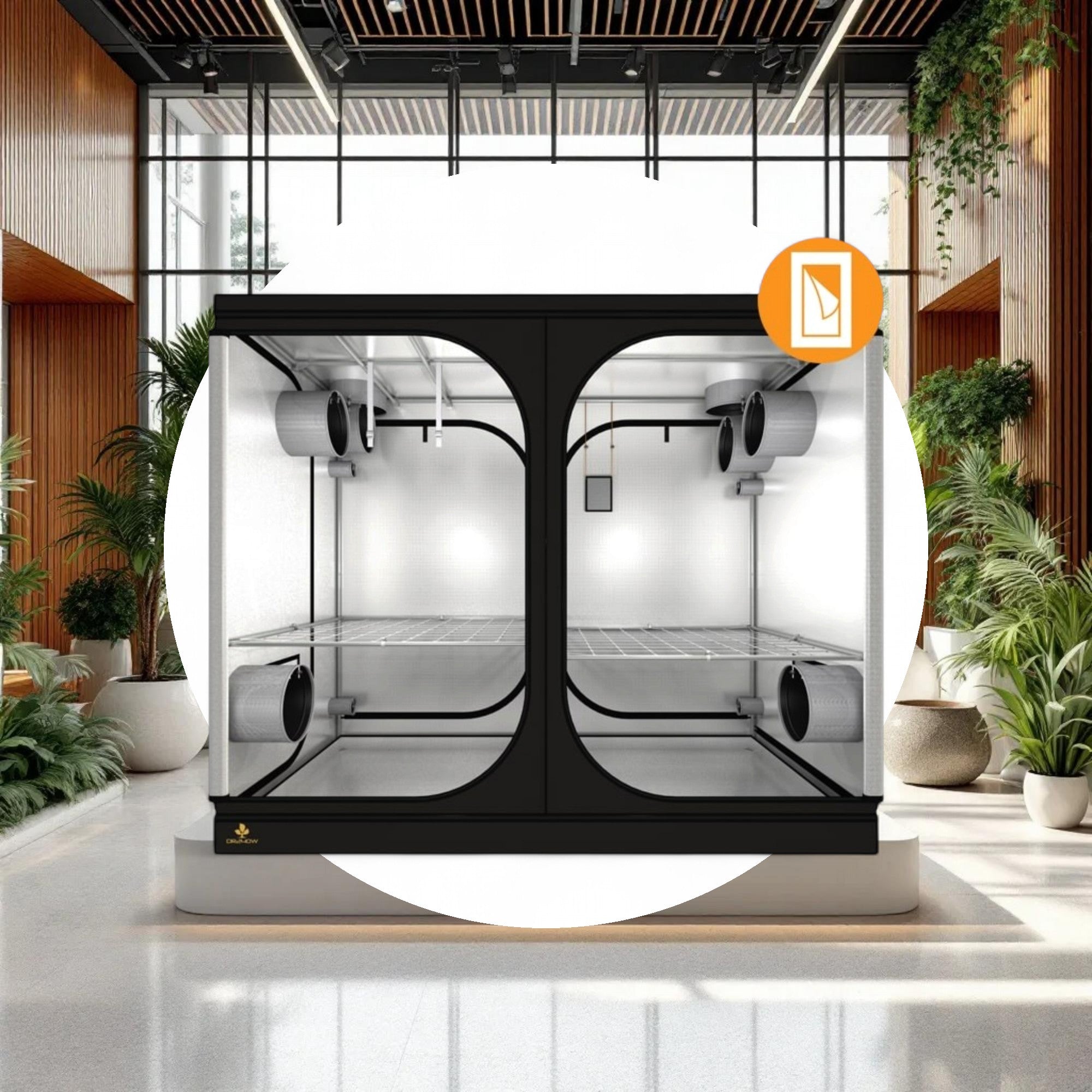 Secret Jardin Dark Room 240 Wide v3.0 (8' x 4' x 6 2/3') - Image 3