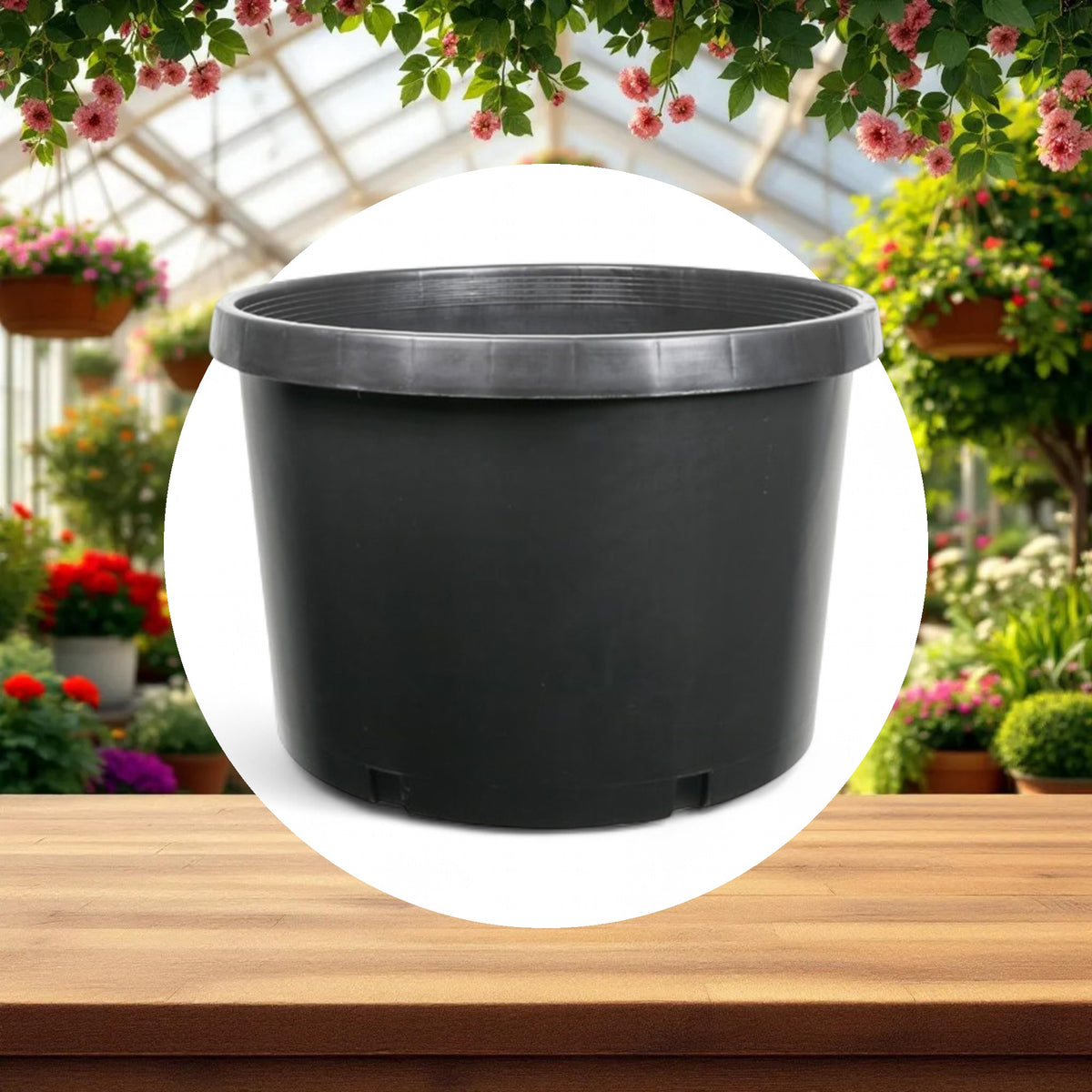 25 Gallon Squat Injection Molded Pot - Image 3