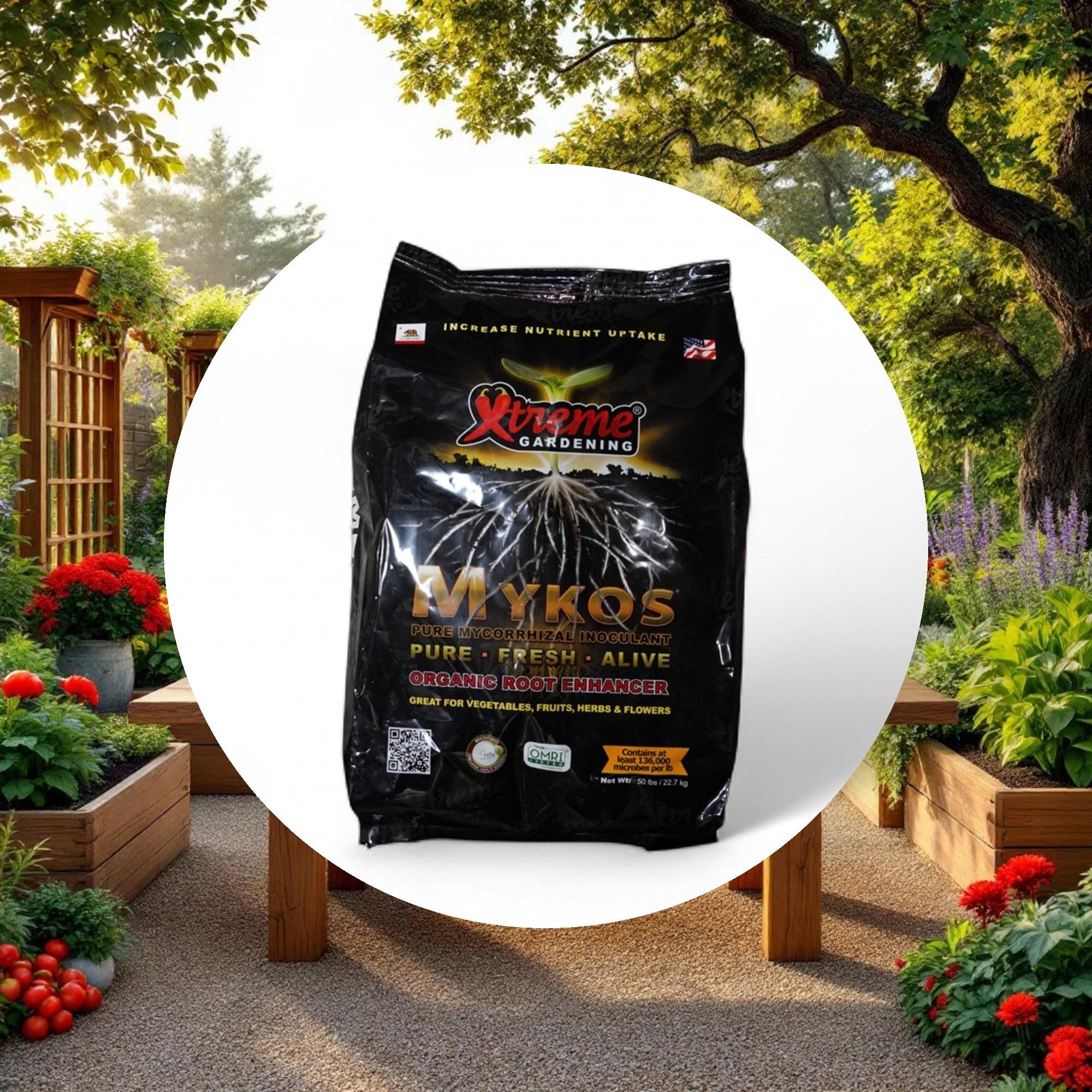 Xtreme Gardening MYKOS Pure Mycorrhizal Inoculant 50lbs - Image 5