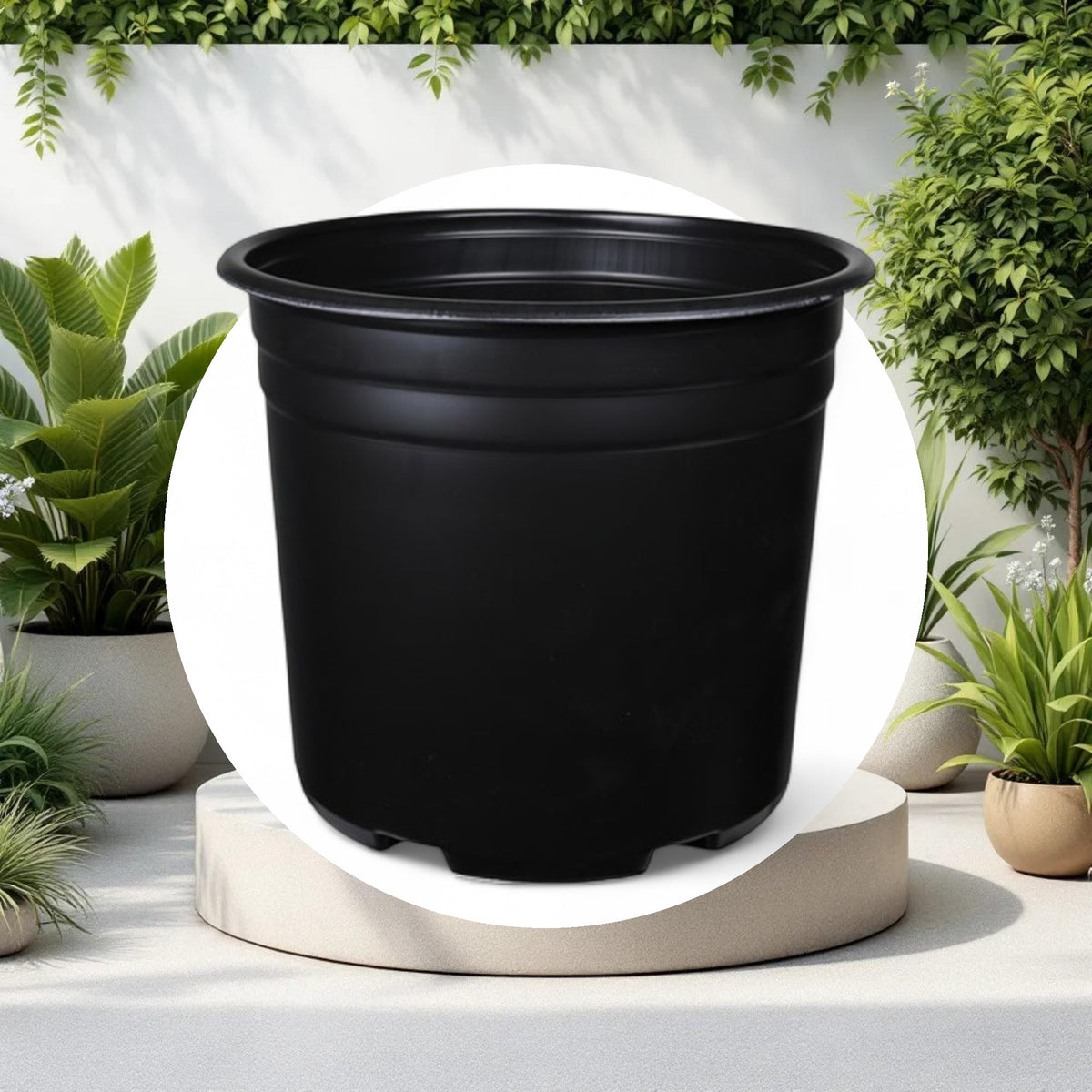 5 Gal Squat Thermoformed Plastic Pot - Image 3