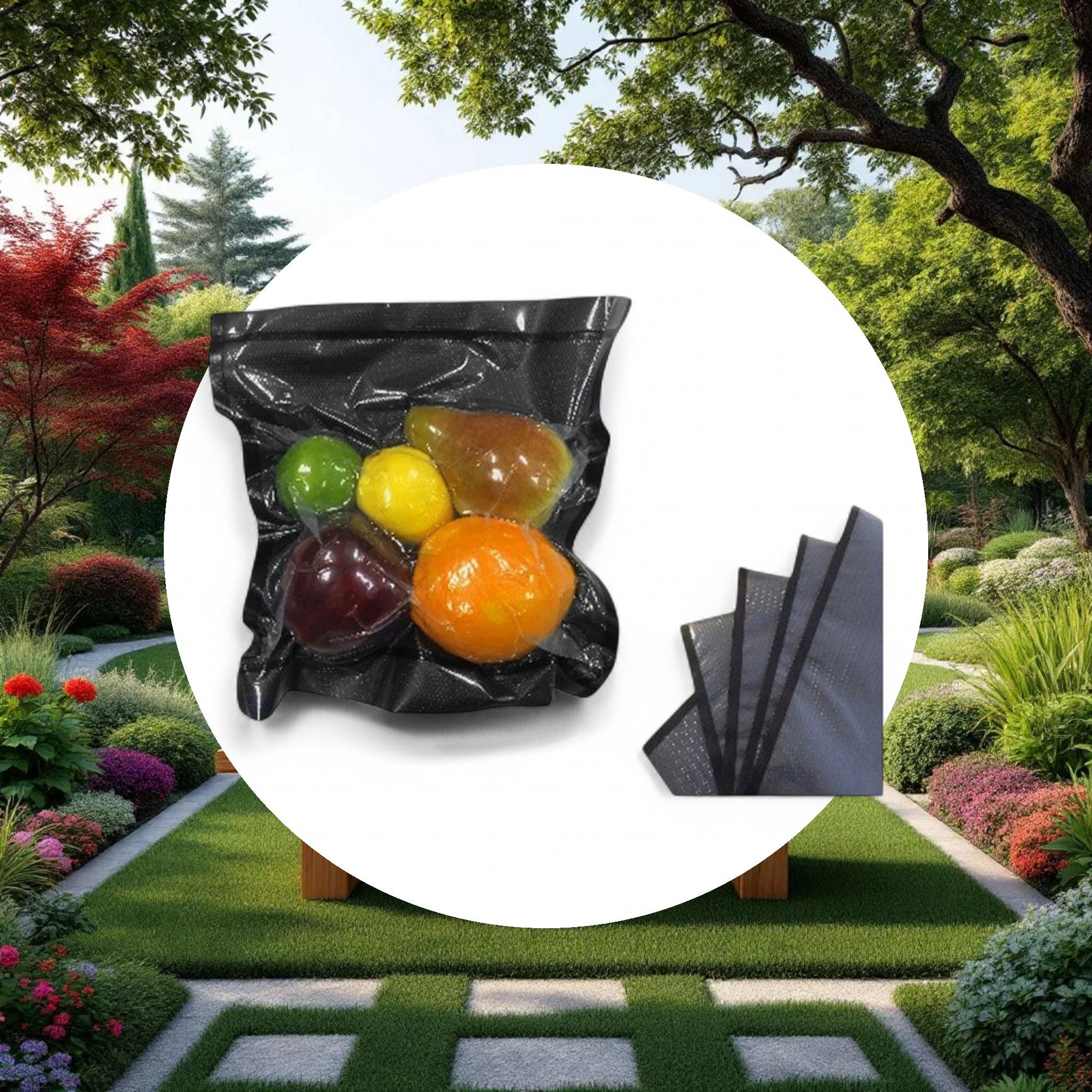 NatureVAC 11"x24" Precut Vacuum Seal Bags Black/Clear (50-pack) - Image 4