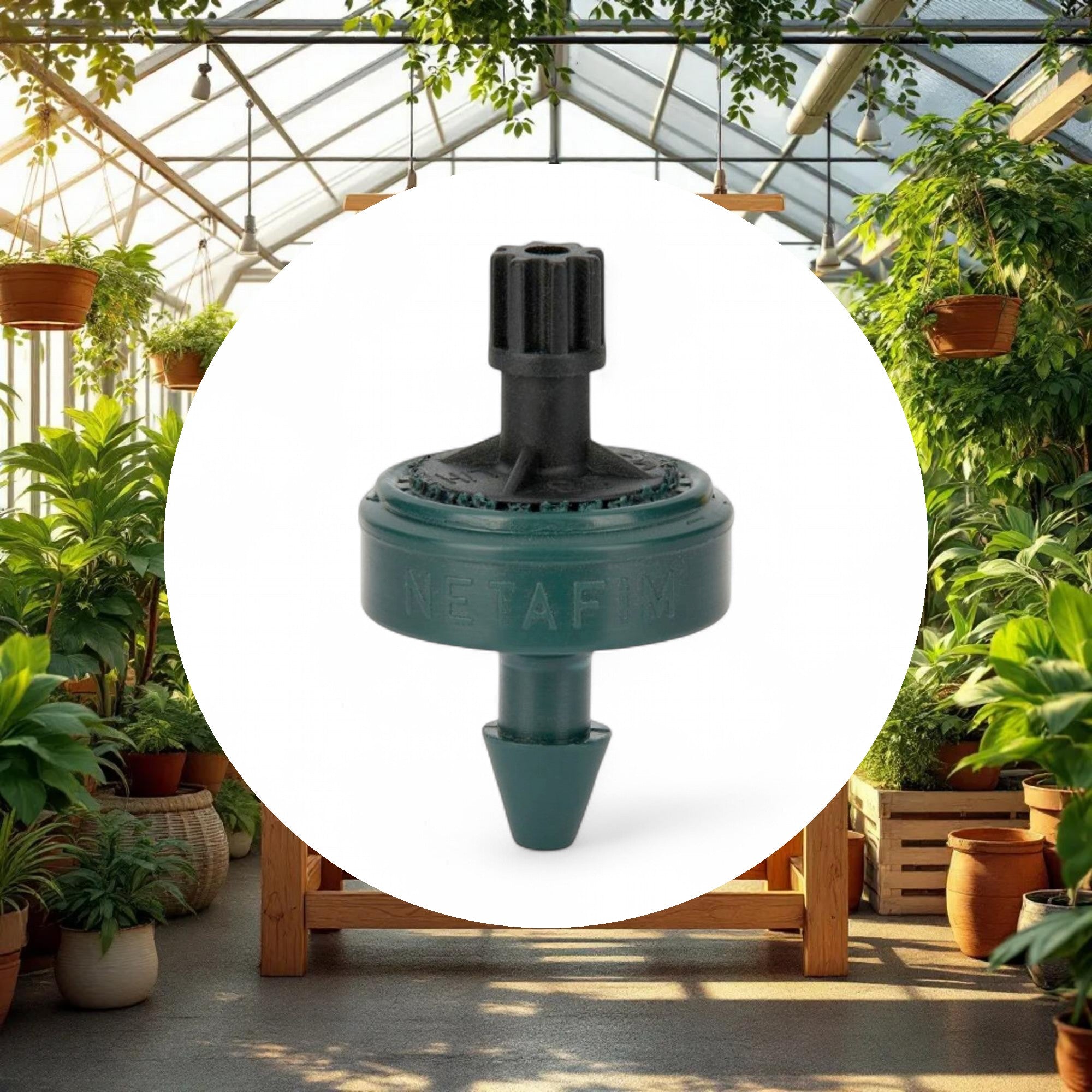 Netafim Woodpecker Pressure Compensating Junior Dripper w/ LCNL 2.0GPH Green (250pcs/Bag) - Image 3