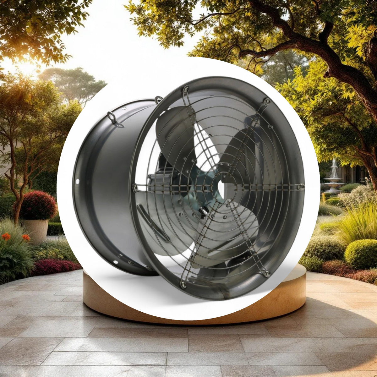 GROW1 Greenhouse Horizontal Air Flow Fan 16in 2600CFM - Image 2