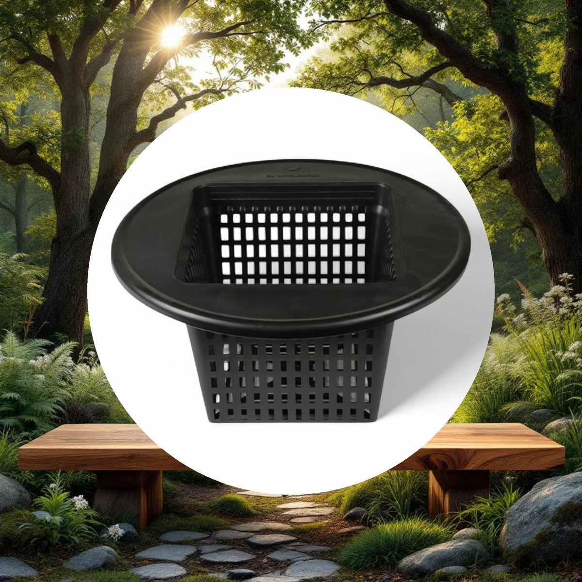 6'' Square Mesh Pot Bucket Lid - Image 5