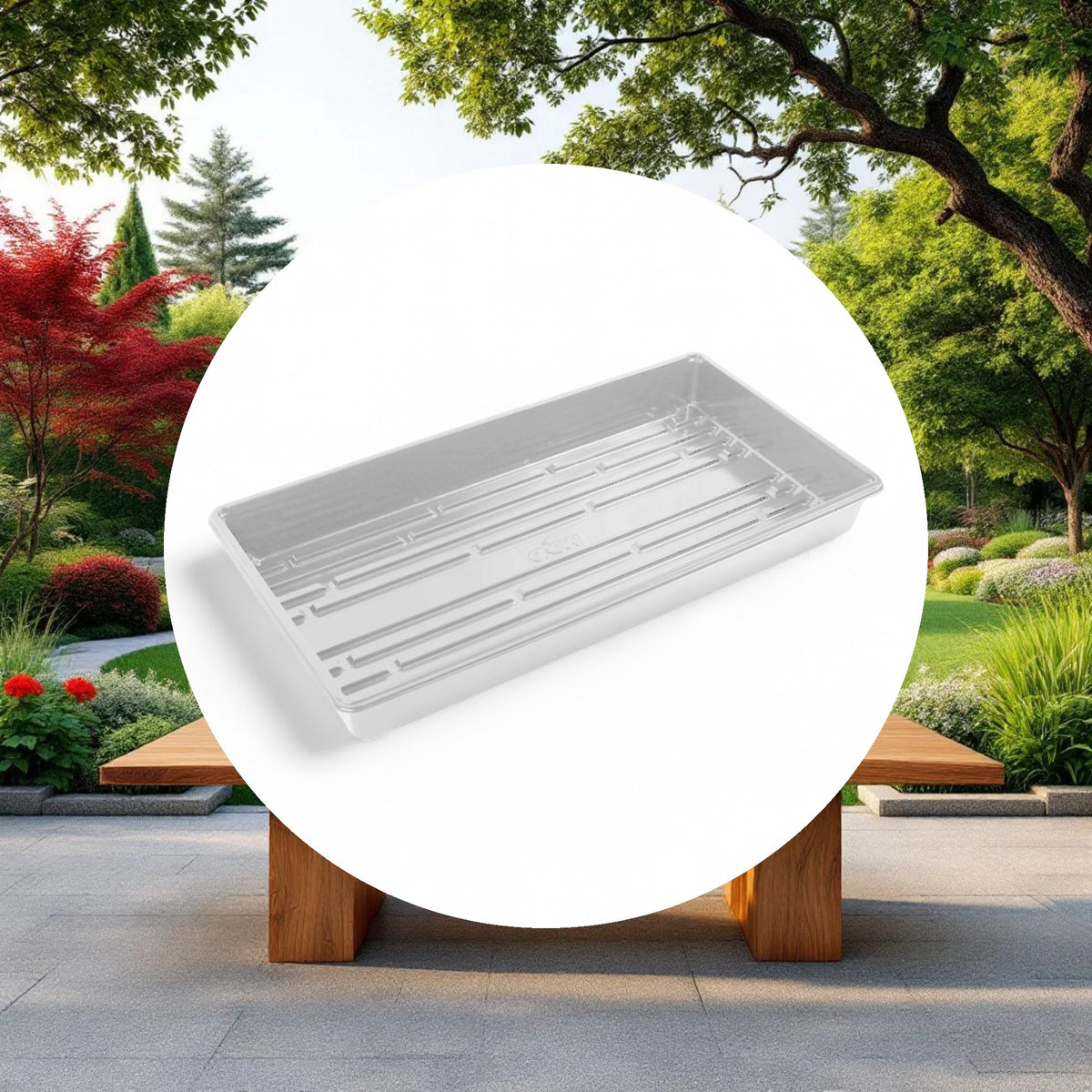 Standard Propagation Tray w/o Drain Holes White (10in x 20in) - Image 4