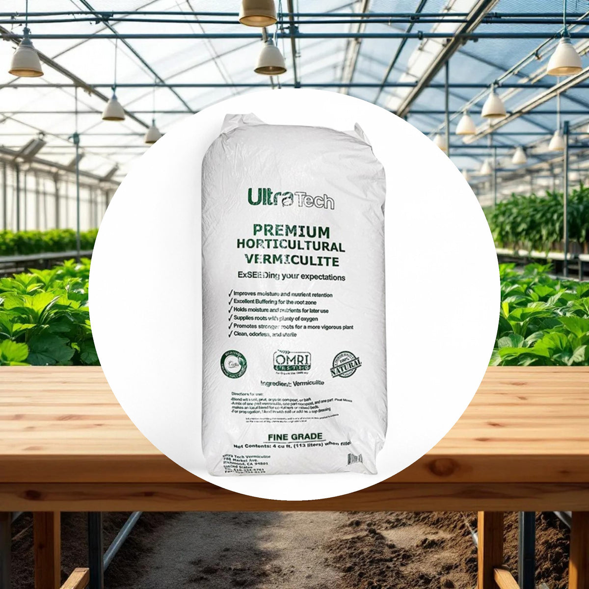 Vermiculite Fine Grade Bag 4 Cubic Feet - Image 2