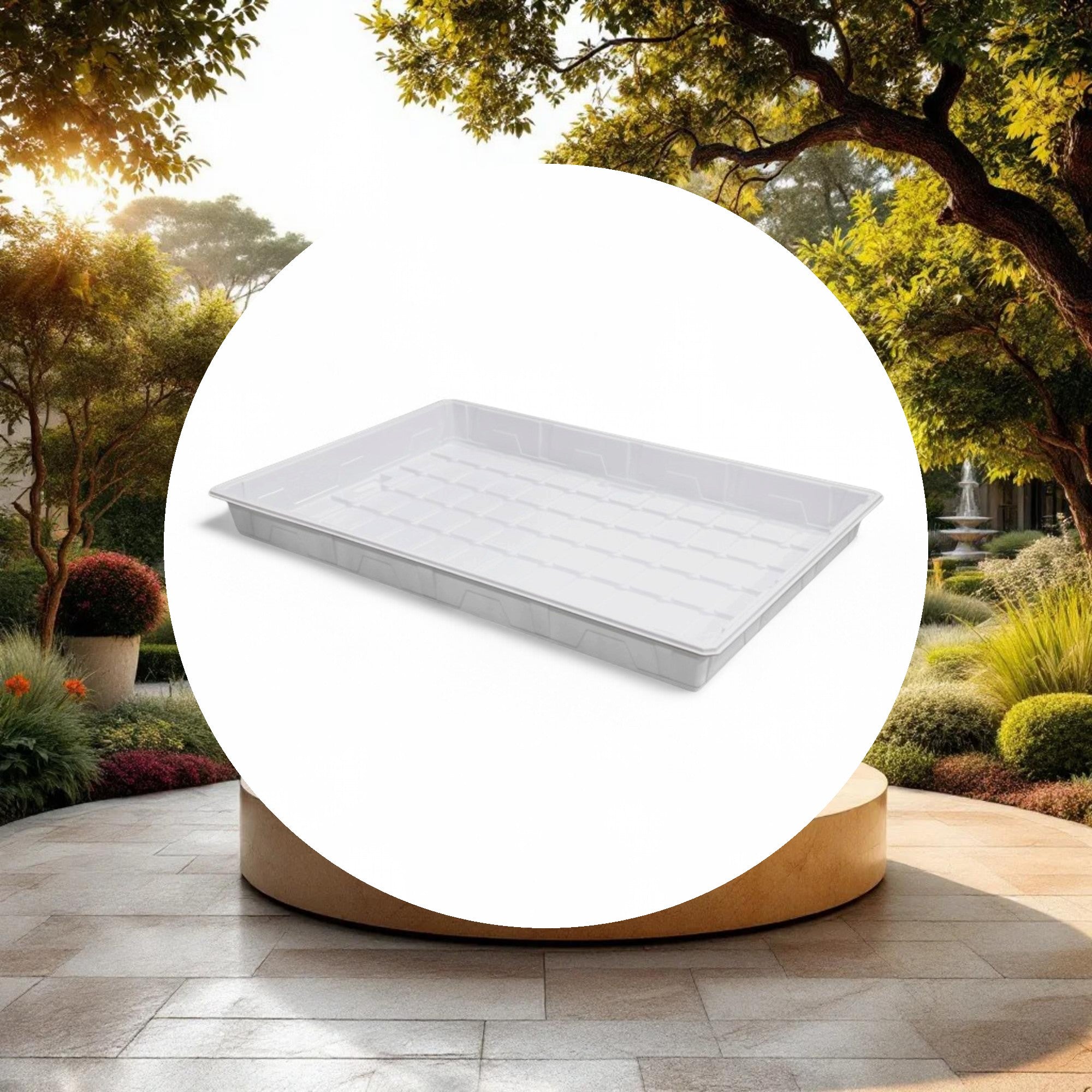 4'x8' Premium ID 6.5mil Tray - White - Image 2